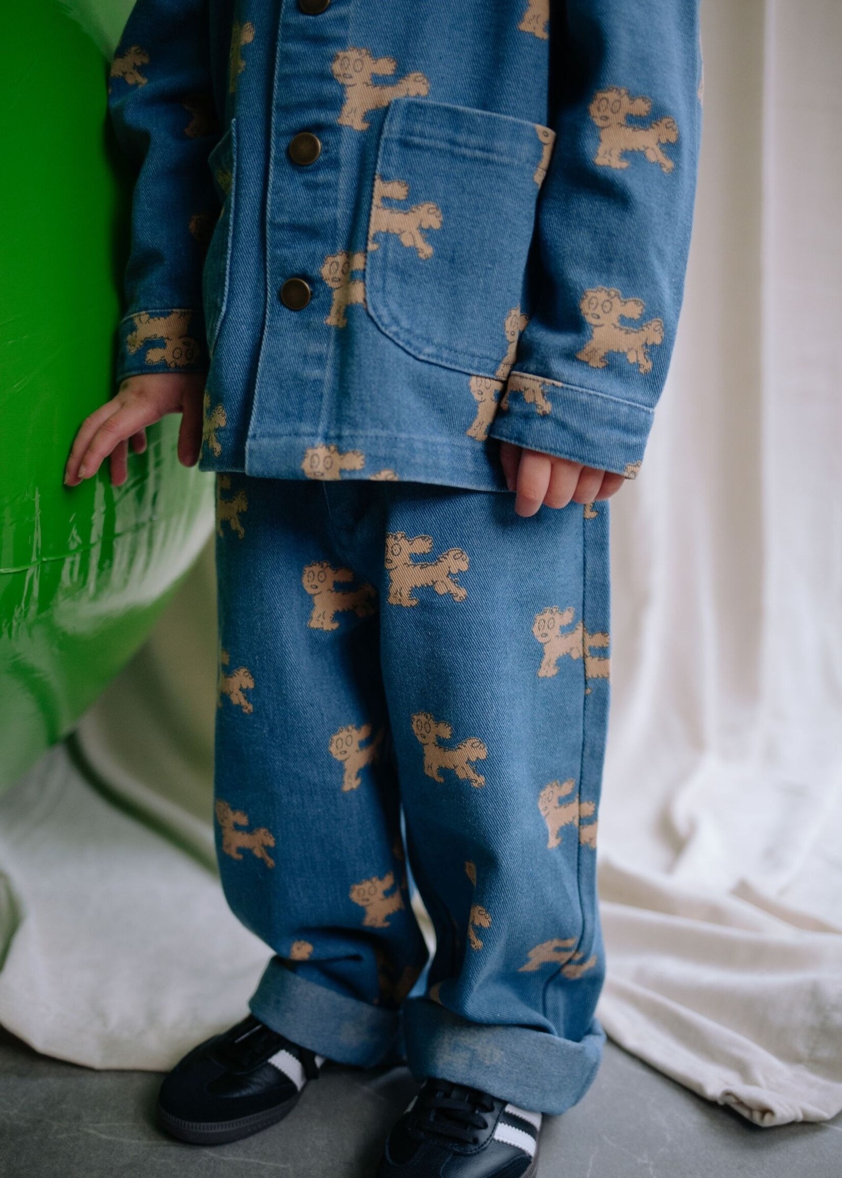Daily Brat Waddles dog denim jacket - Daily Brat