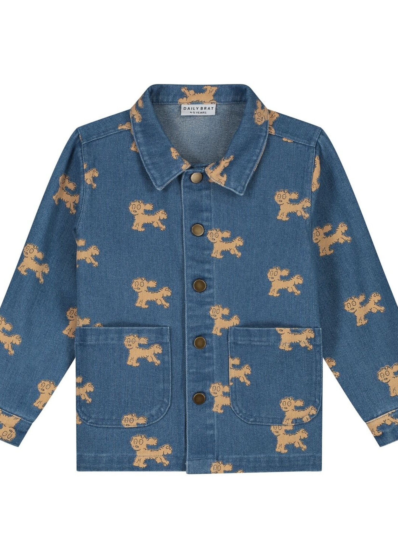 Daily Brat Waddles dog denim jacket - Daily Brat