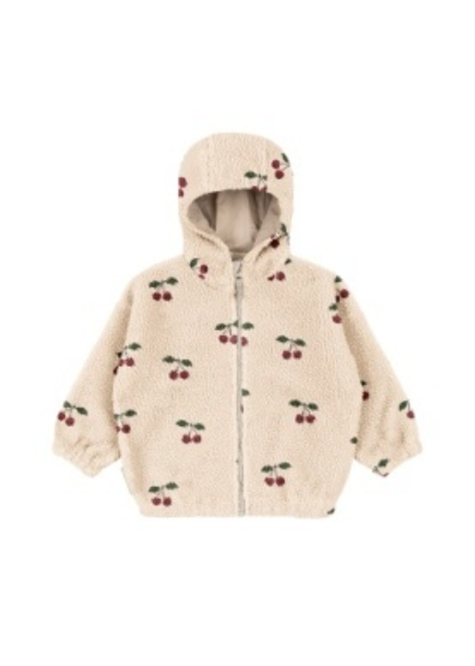 Konges Slojd Jody teddy hoodie | Ma grande cerise - Konges slojd