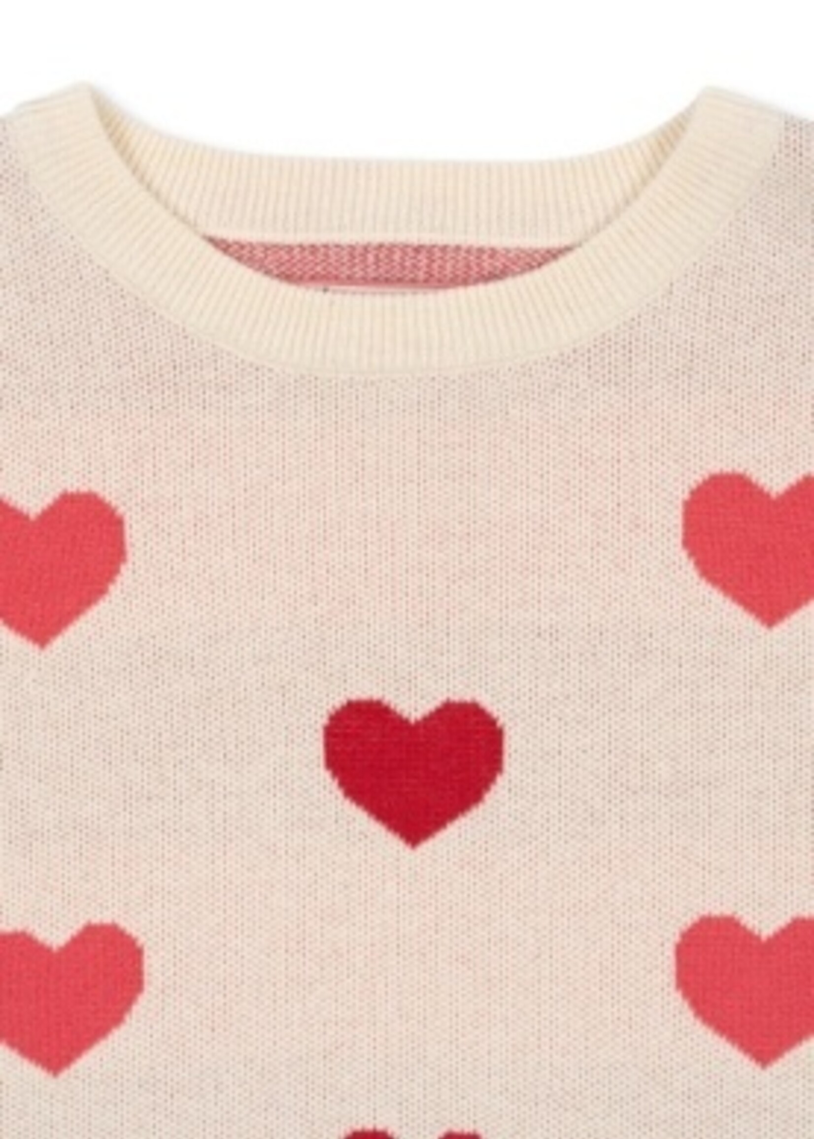 Konges Slojd Lapis knit sweater | Coeur duo pinks - Konges slojd