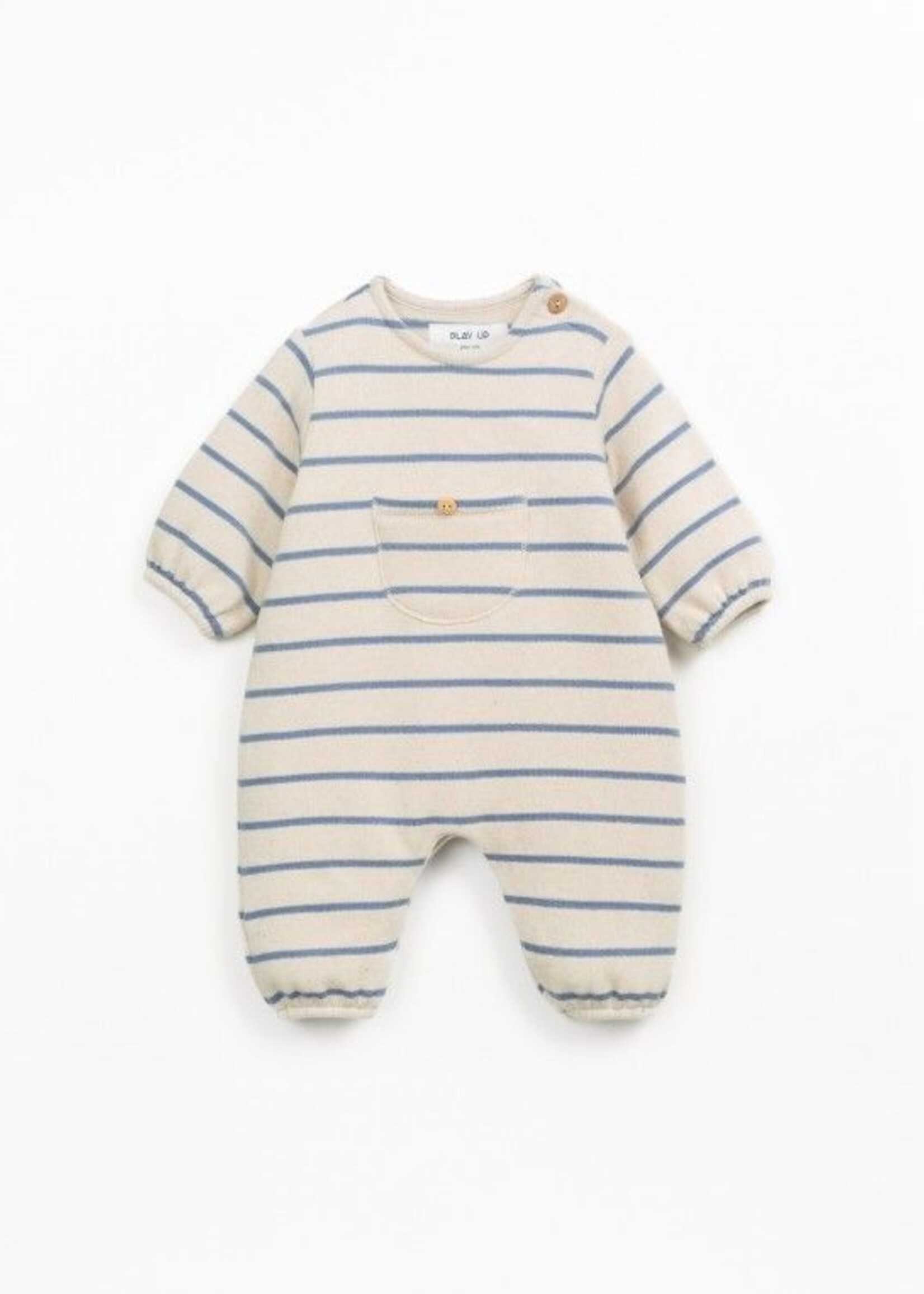 Play Up Striped flame jersey jumpsuit Watercolor - Play Up