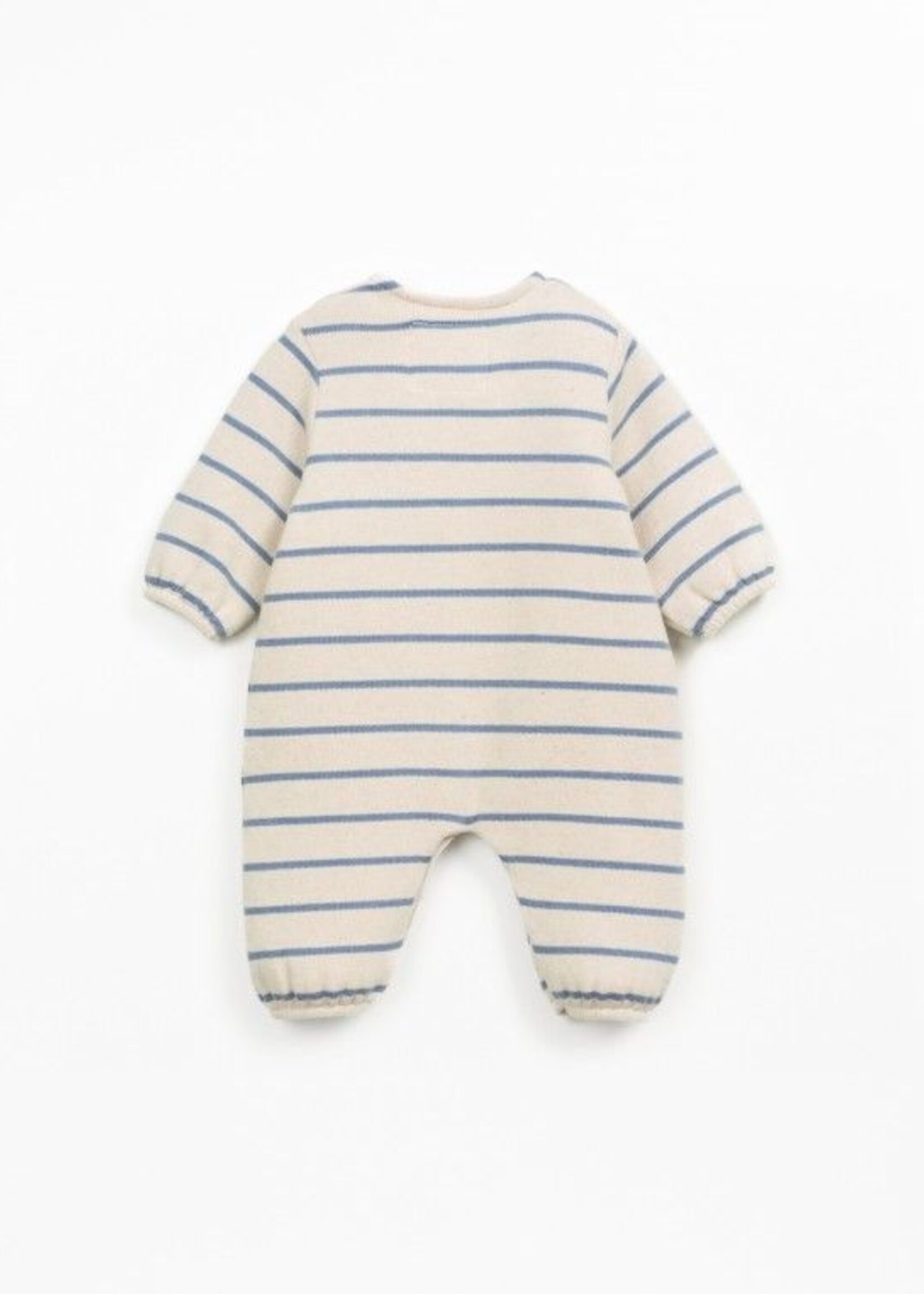 Play Up Striped flame jersey jumpsuit Watercolor - Play Up
