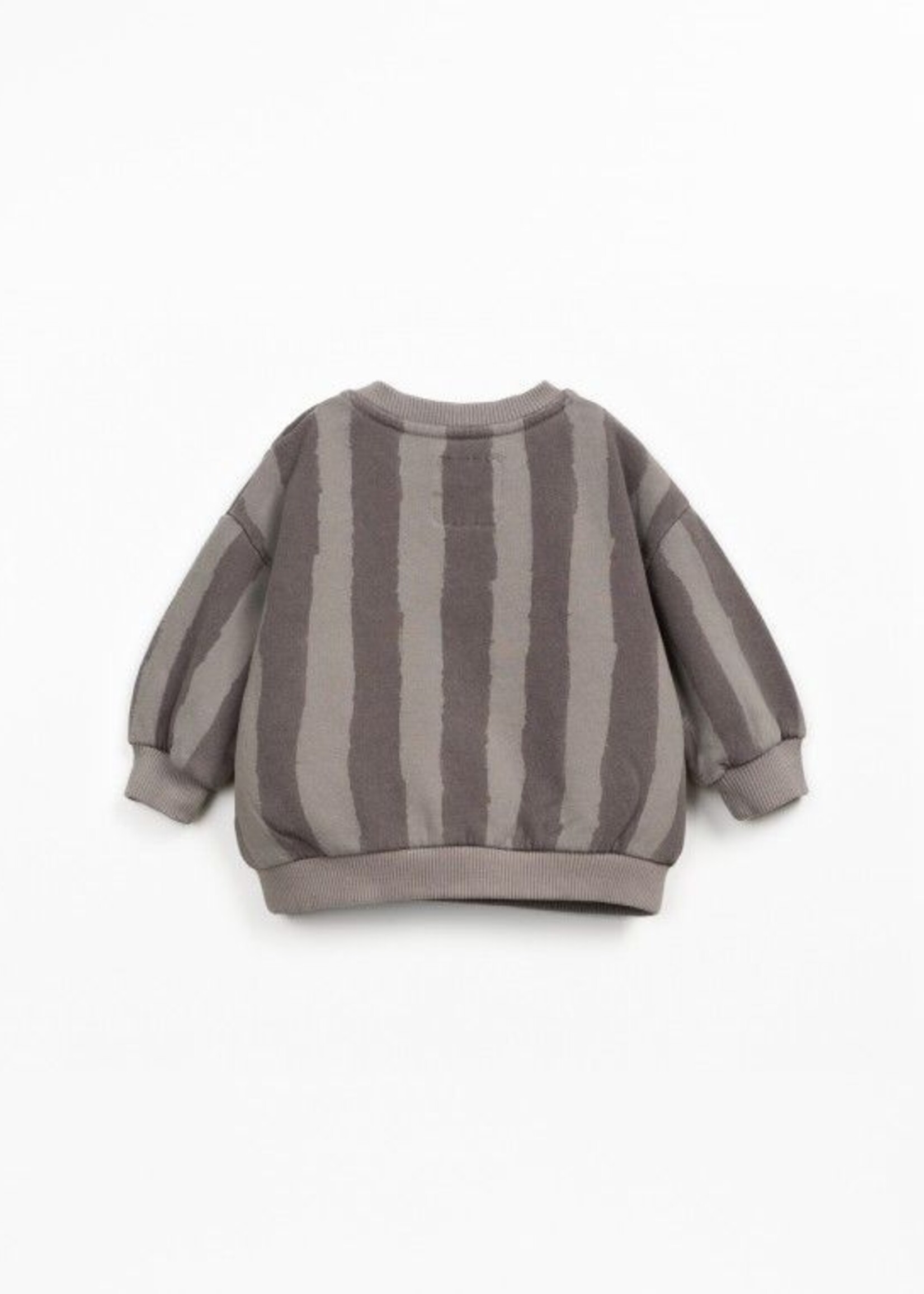 Play Up Printed fleece sweater Light grey - Play Up