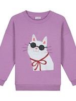Daily Brat Purrlock holmes sweater Lilavender - Daily Brat