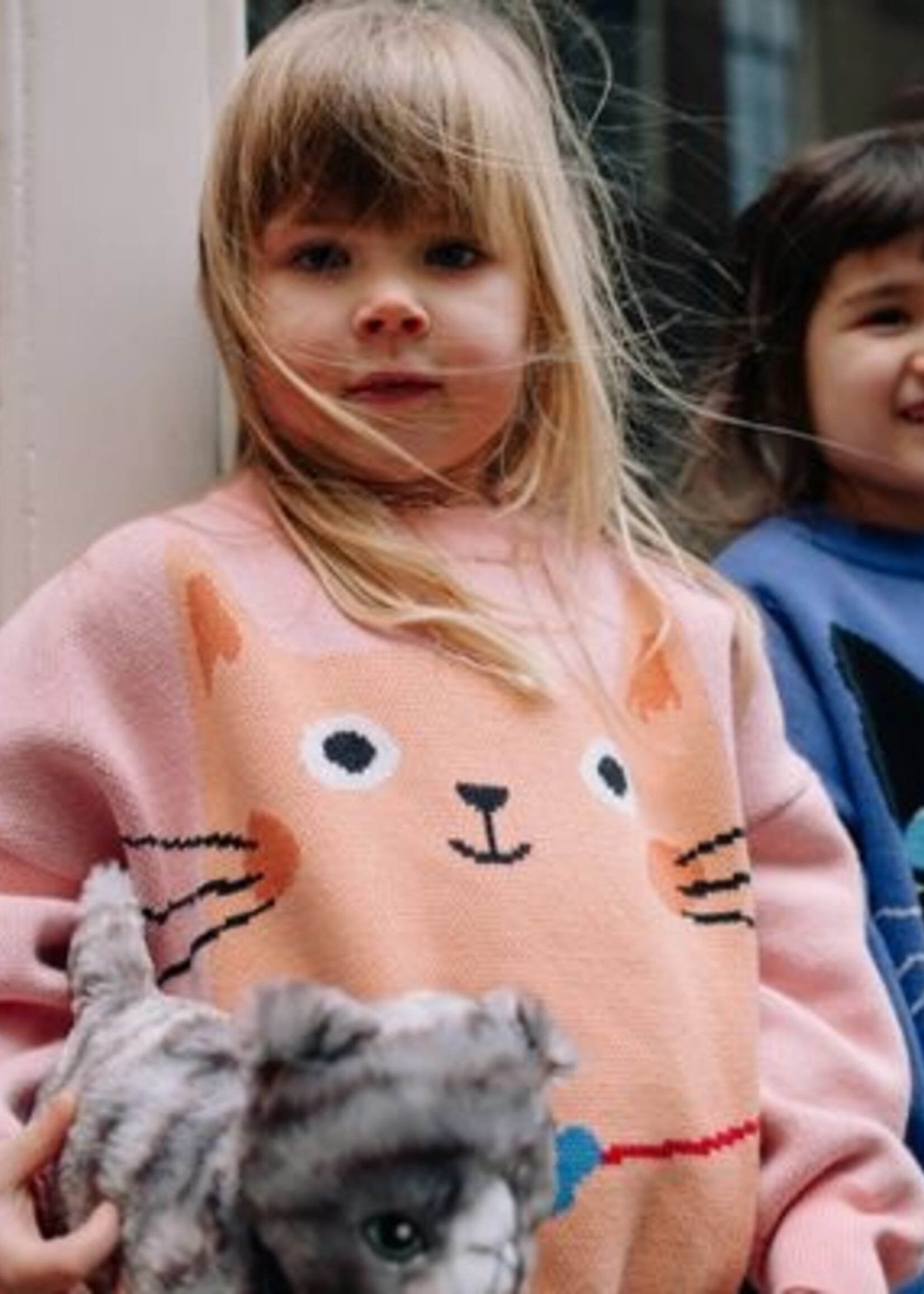 Daily Brat Kitty small knitted sweater Soft sejam - Daily Brat