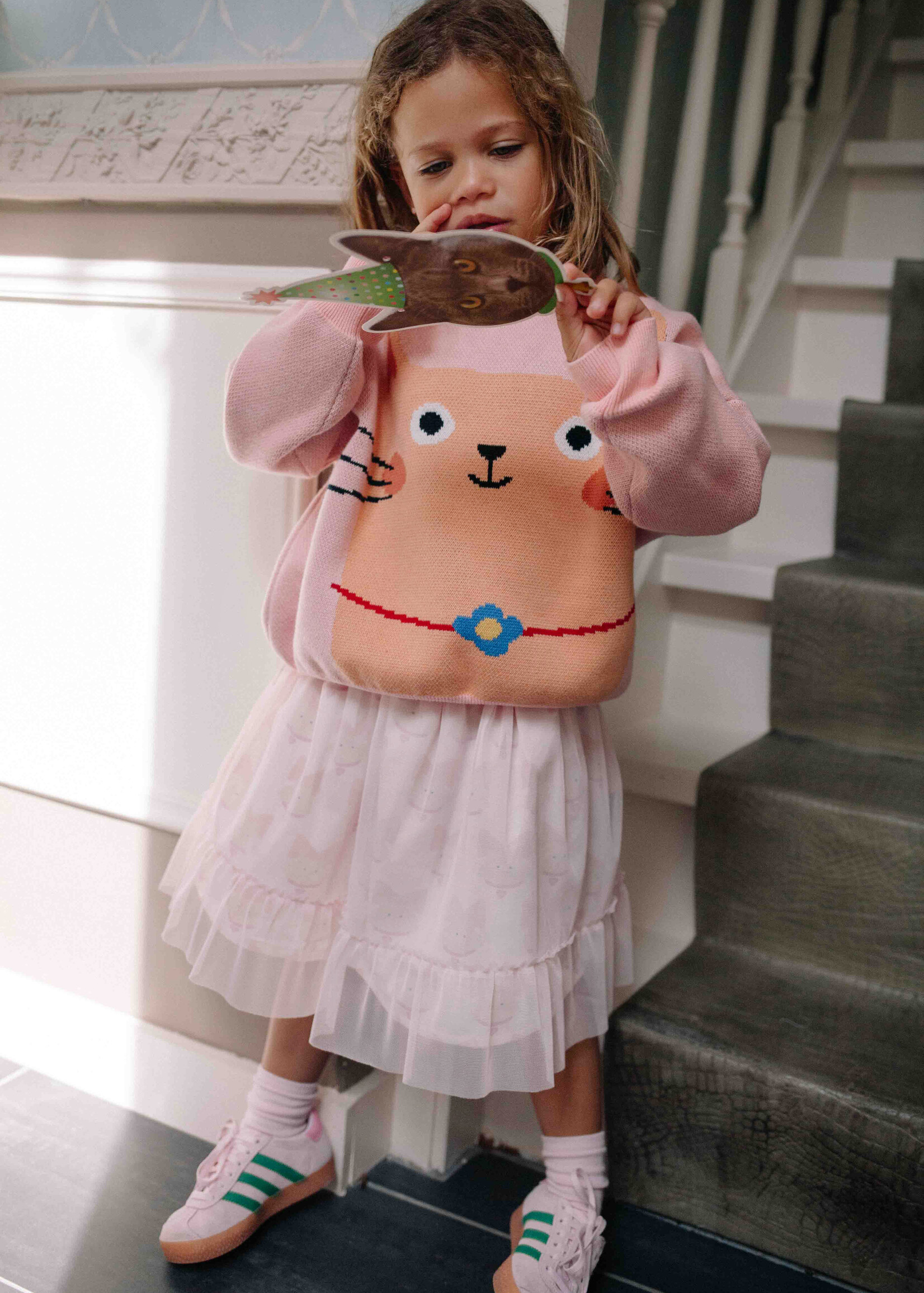 Daily Brat Kitty small knitted sweater Soft sejam - Daily Brat