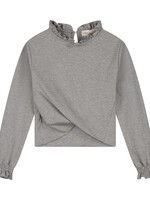 Charlie Petite Owen longsleeve grey melange - Charlie petite