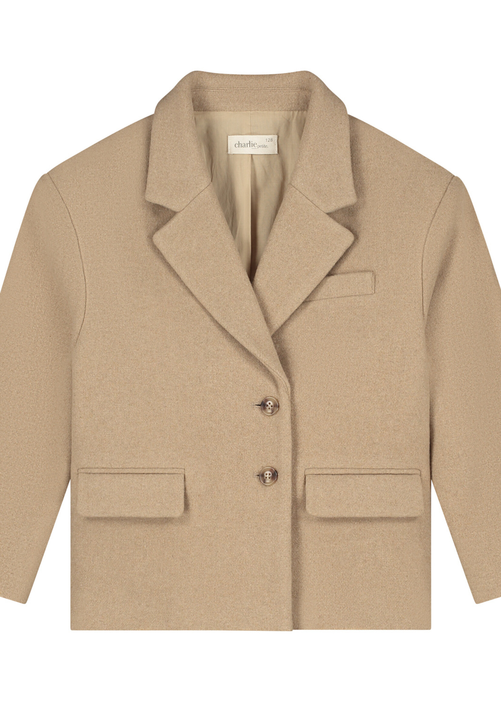 Charlie Petite Olivia blazer Camel - Charlie Petite