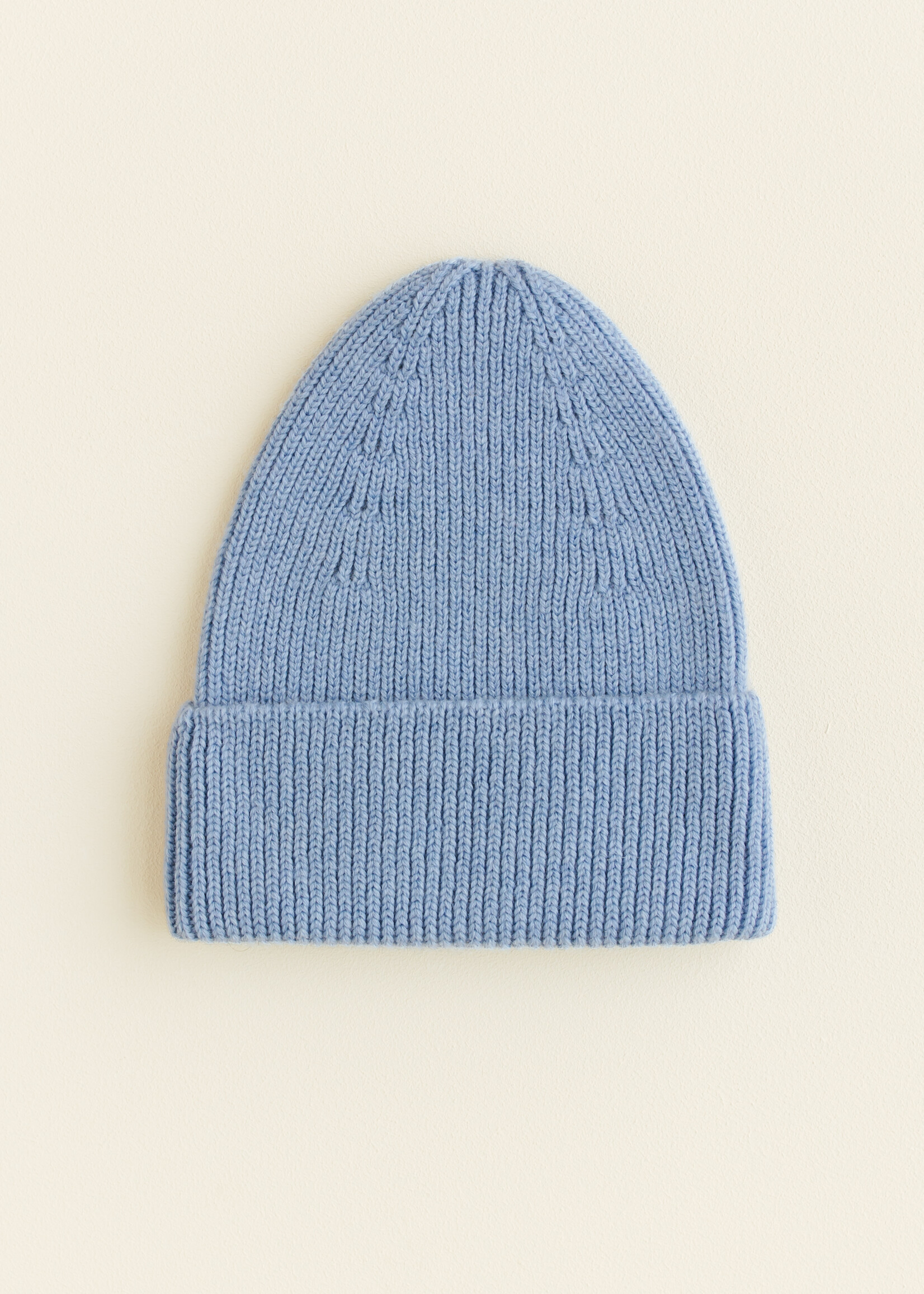 HVID Beanie Fonzie kids Light blue - Hvid