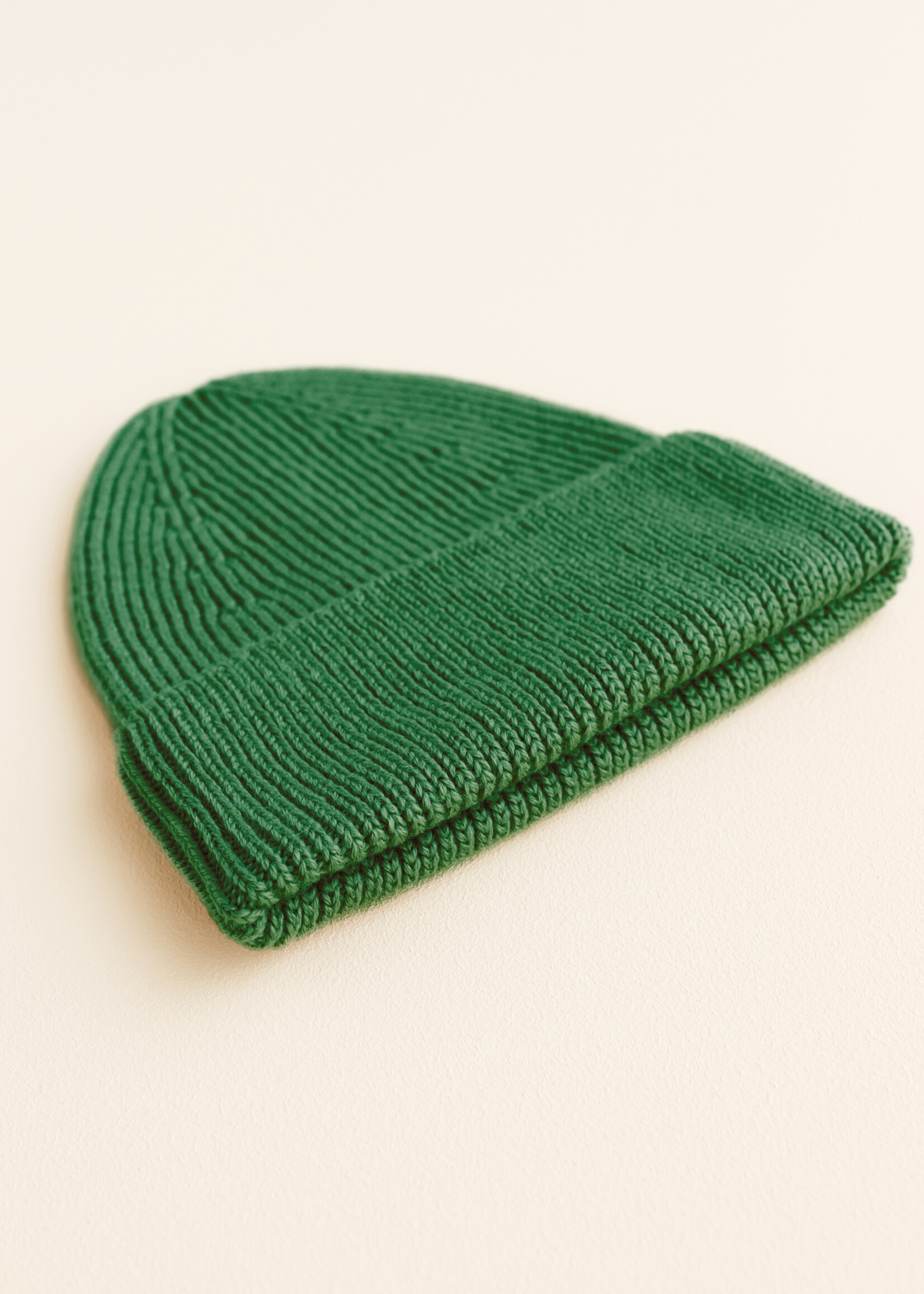HVID Beanie Fonzie kids Grass - Hvid
