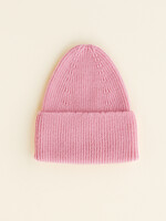 HVID Beanie Fonzie kids Cotton candy - Hvid