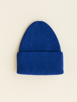HVID Beanie Fonzie kids Cobalt blue - Hvid