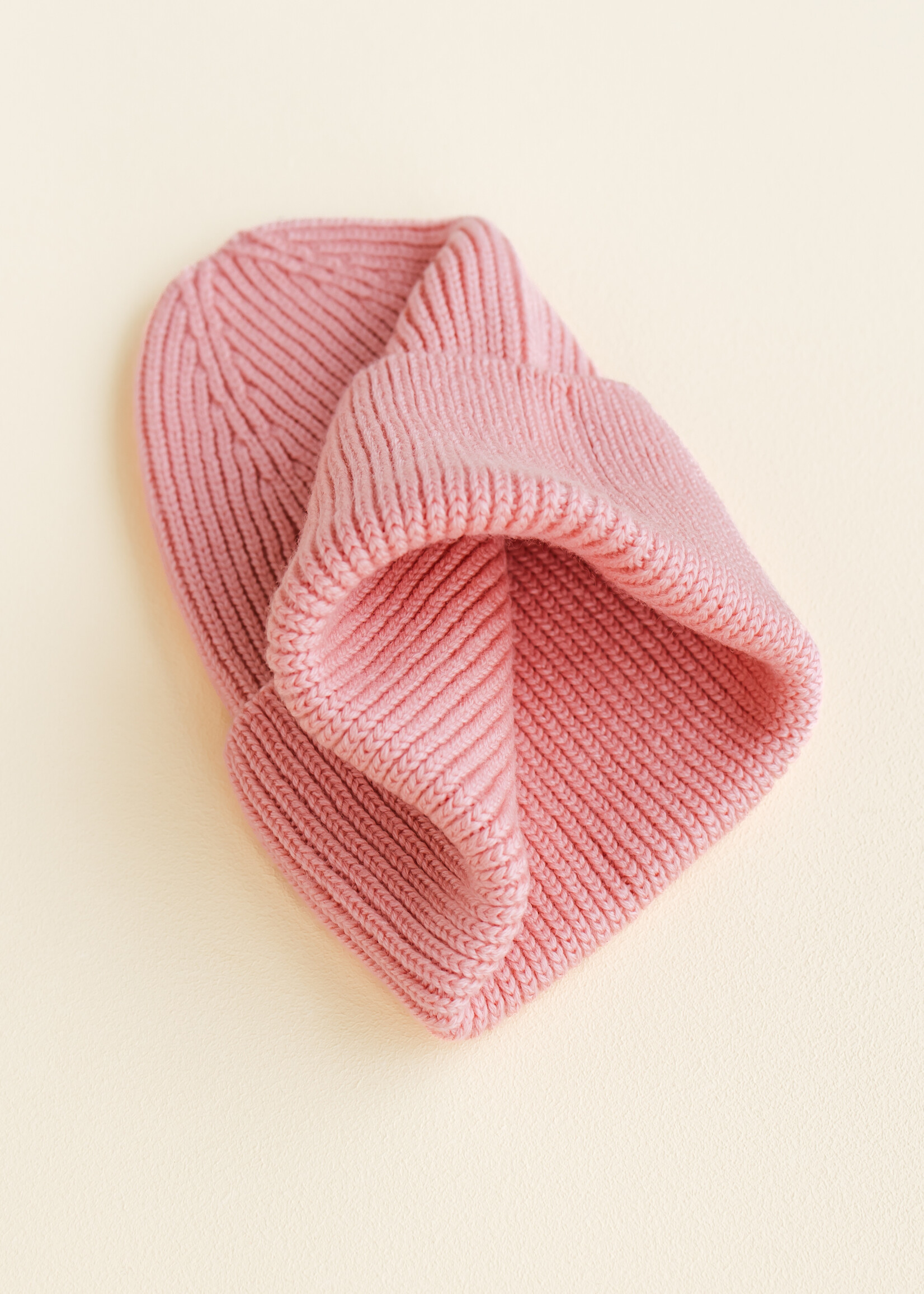 HVID Beanie Fonzie kids Bubblegum - Hvid