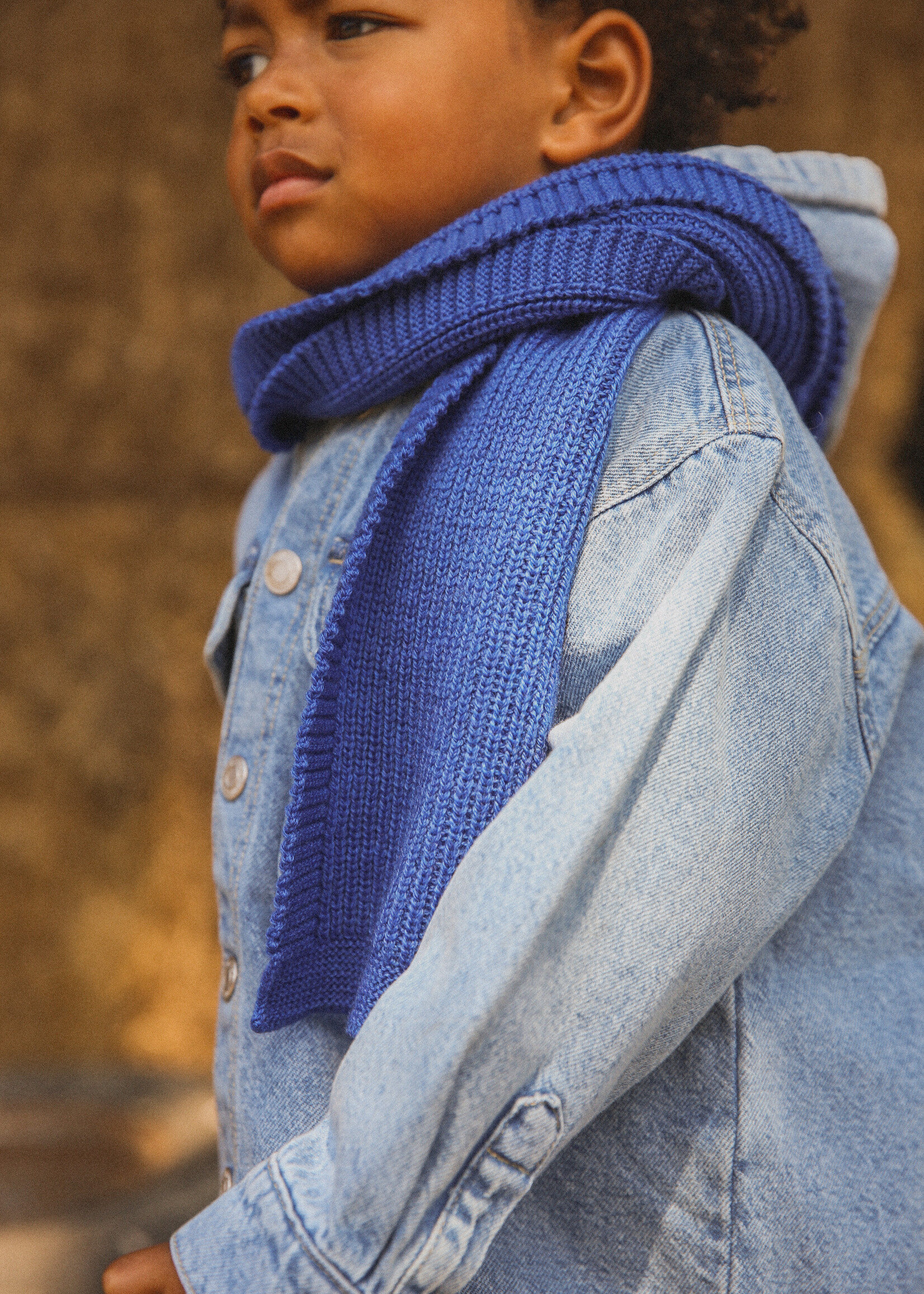 HVID Scarf gustave Cobalt blue  - HVID