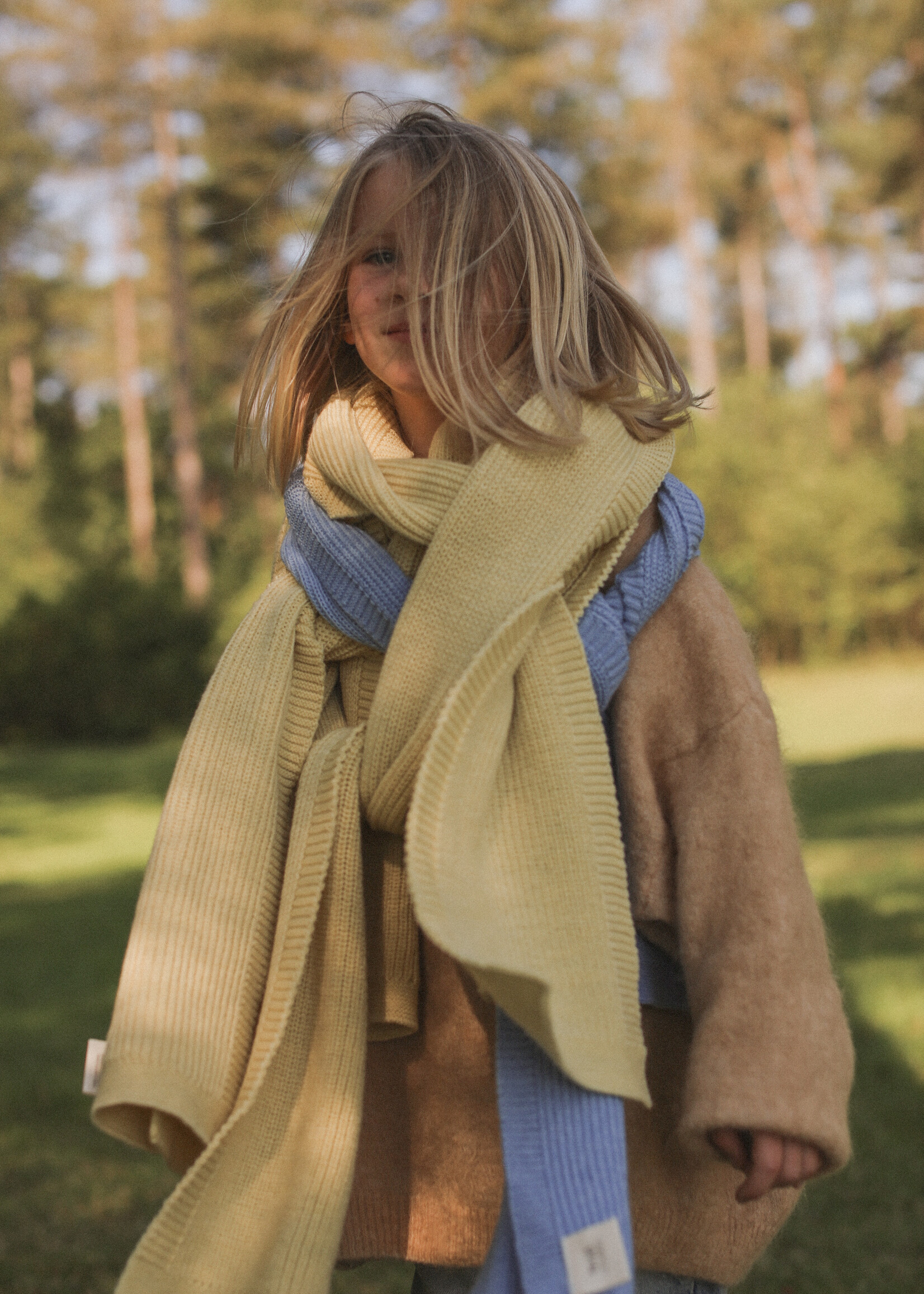 HVID Scarf gustave Light yellow - HVID