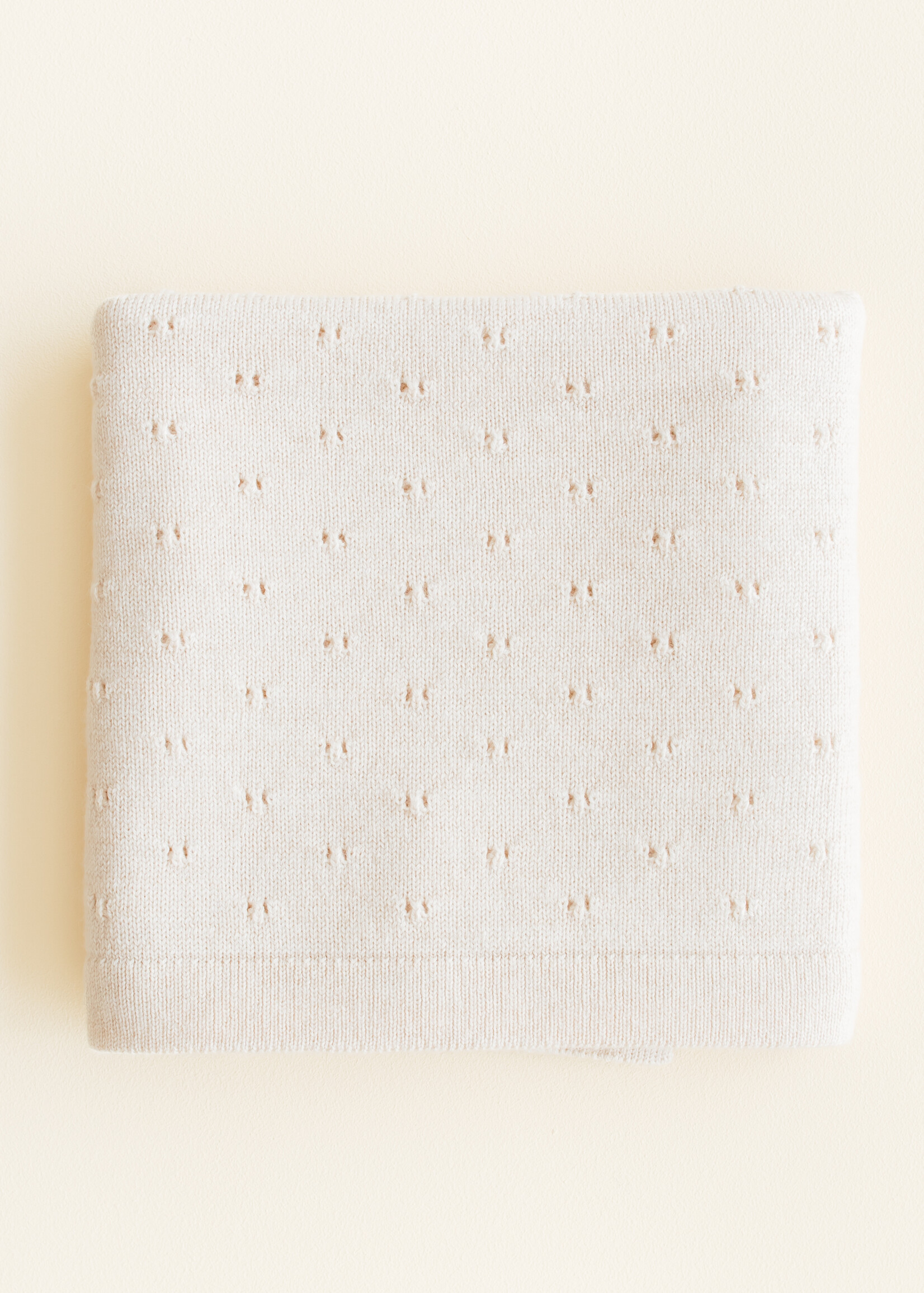 HVID Bibi blanket Cream - Hvid