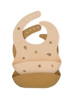 Konges Slojd 2 pack silicone bib Lemon - Konges Slojd