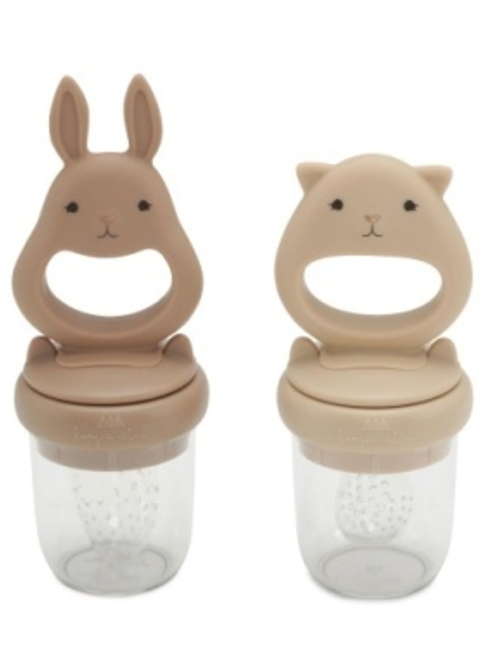 Konges Slojd Silicone fruit feeding pacifier Bark/ shell - Konges Slojd