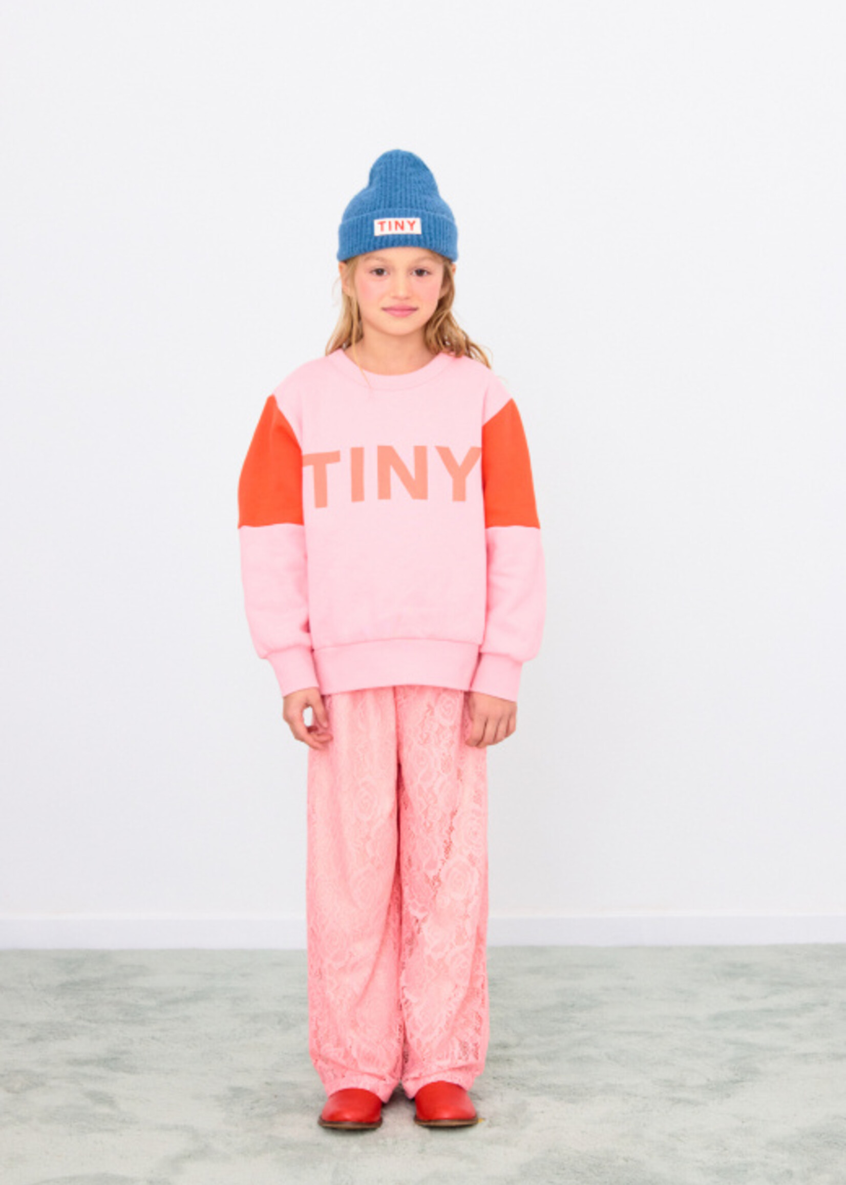 Tiny Cottons Tiny colorblock sweatshirt Pink - Tiny Cottons