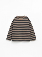 Play Up Striped jersey LS tshirt Grafite - Play Up