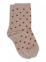 Mp Denmark Irma glitter  socks | Rose grey - Mp Denmark