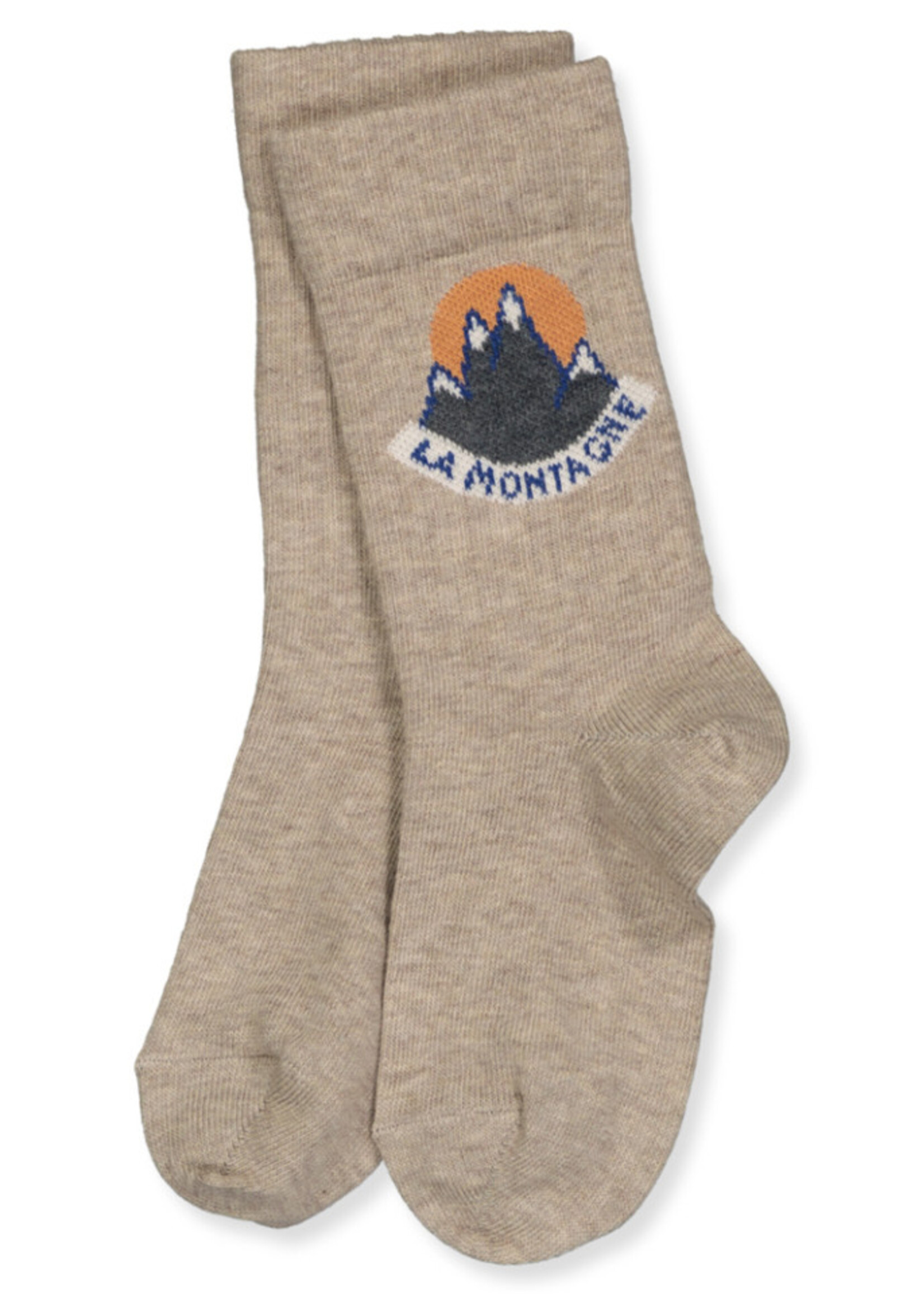 Mp Denmark Herluf socks | Light brown melange - Mp Denmark