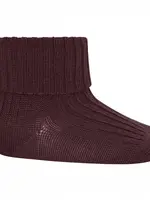 Mp Denmark Wool rib baby socks | Grape skin - Mp Denmark