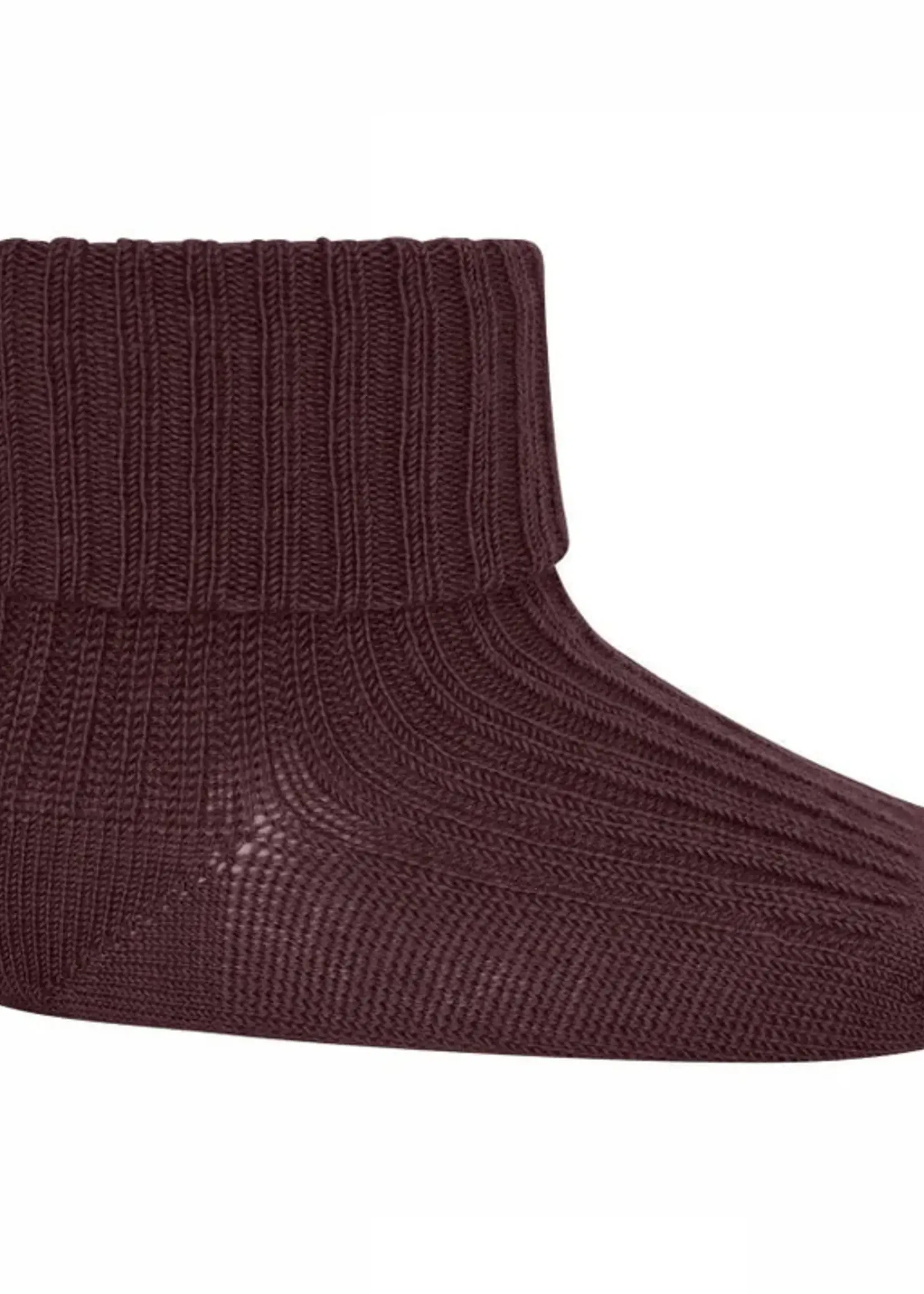 Mp Denmark Wool rib baby socks | Grape skin - Mp Denmark
