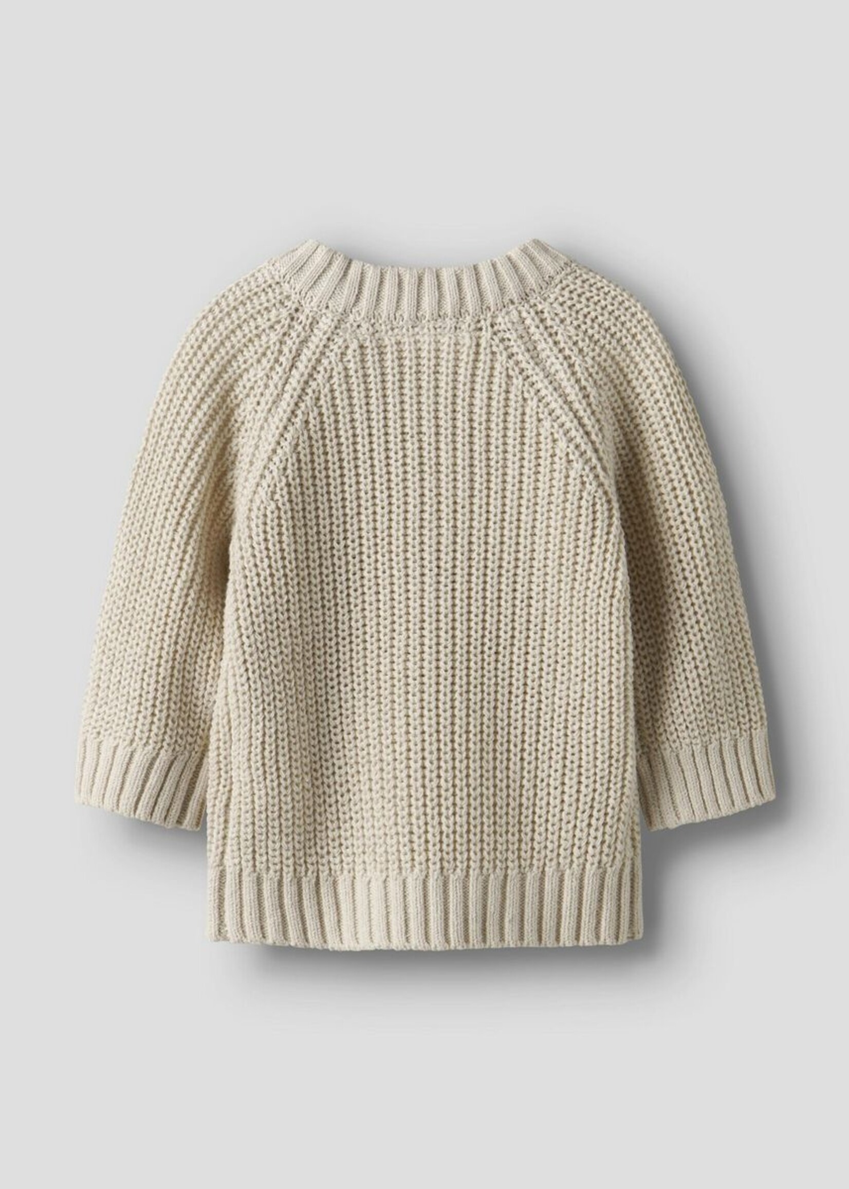Lil Atelier Nemlen mio LS knit Turtledove - Lil Atelier