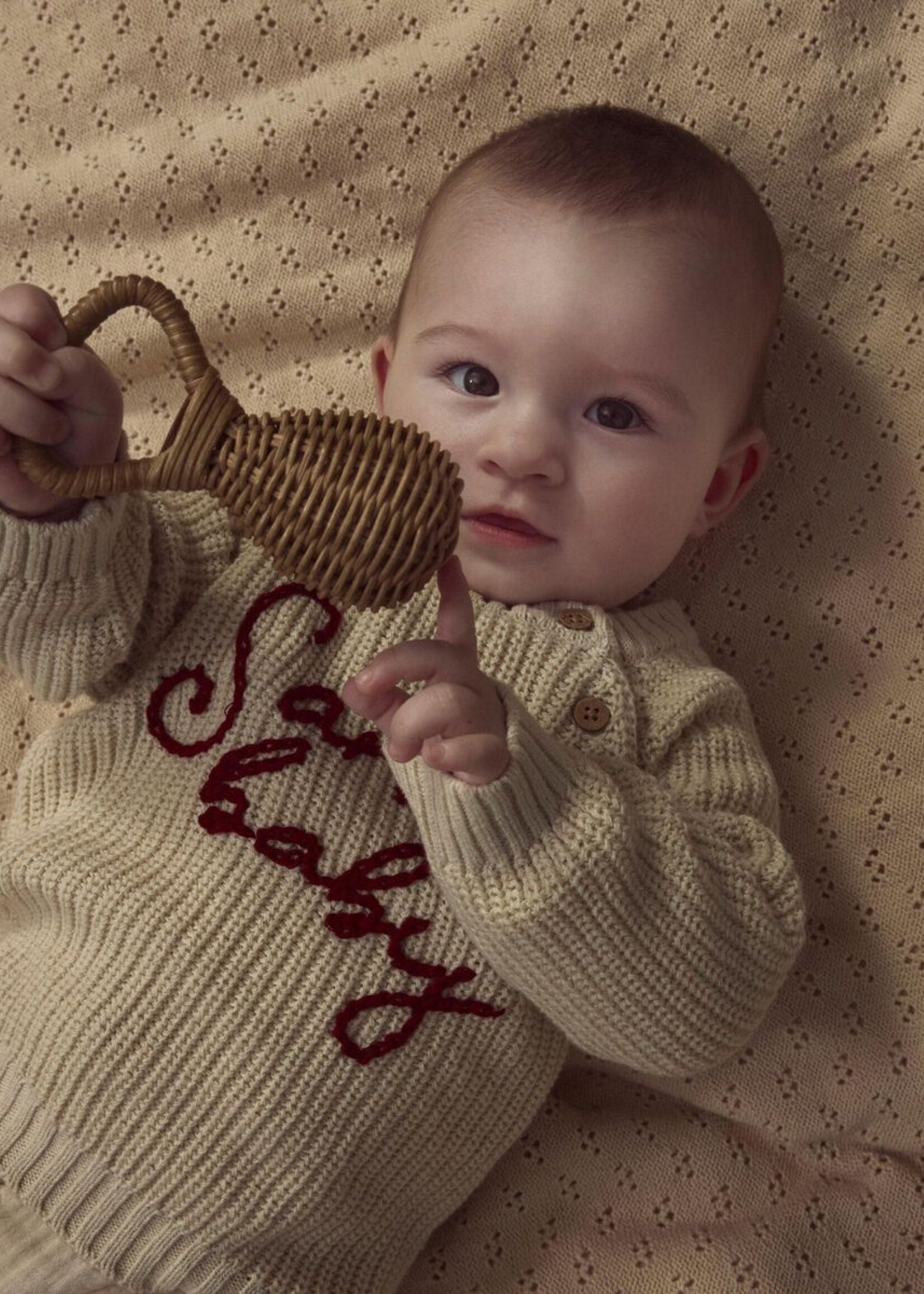 Lil Atelier Nemlen mio LS knit Turtledove - Lil Atelier