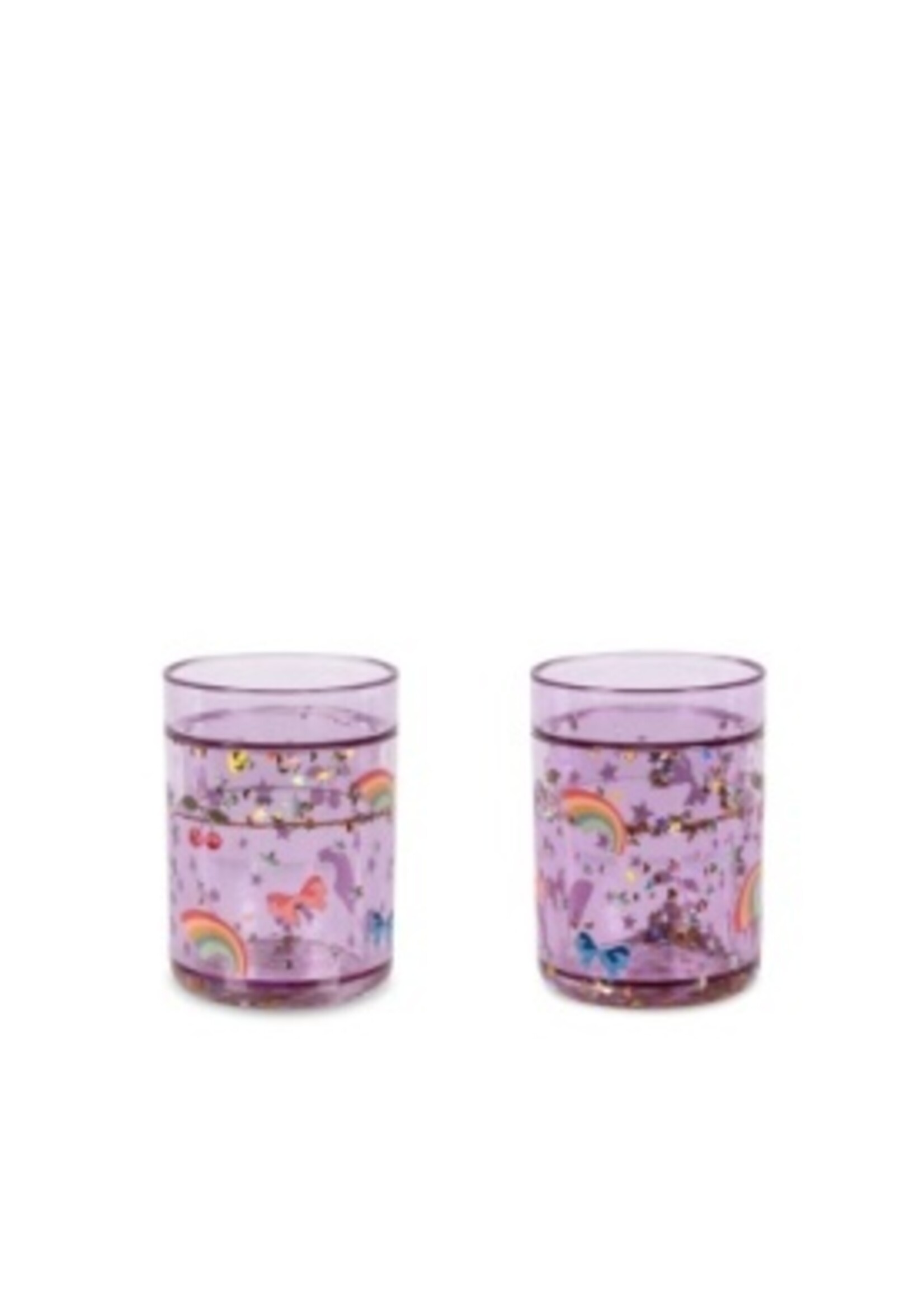 Konges Slojd 2 pack gliter cup Rainbow twinkle - Konges Slojd