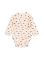 Konges Slojd Minnie newborn body Bow rouge - Konges Slojd