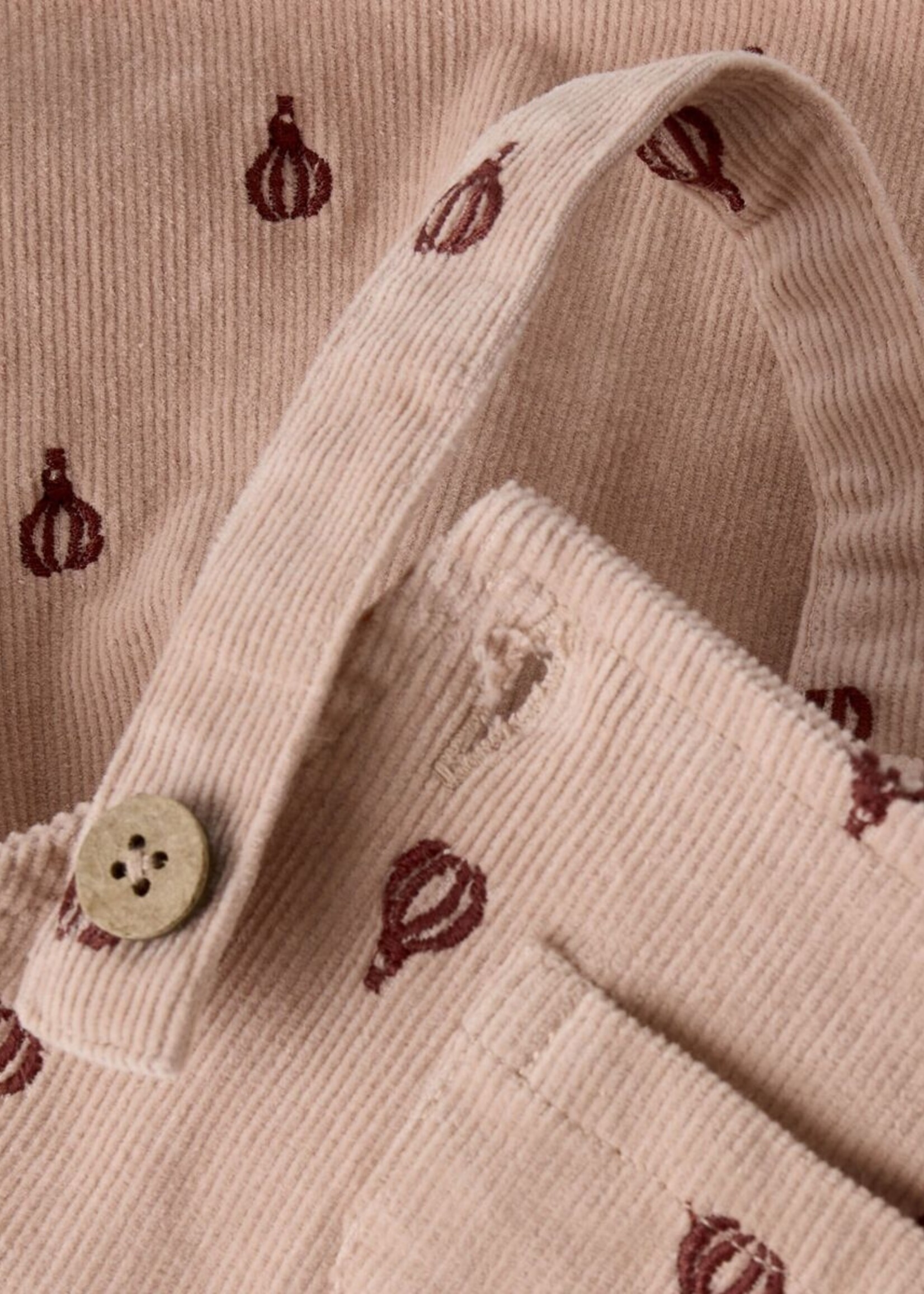 Lil Atelier Nelly cord skirtall Cameo rose - Lil Atelier