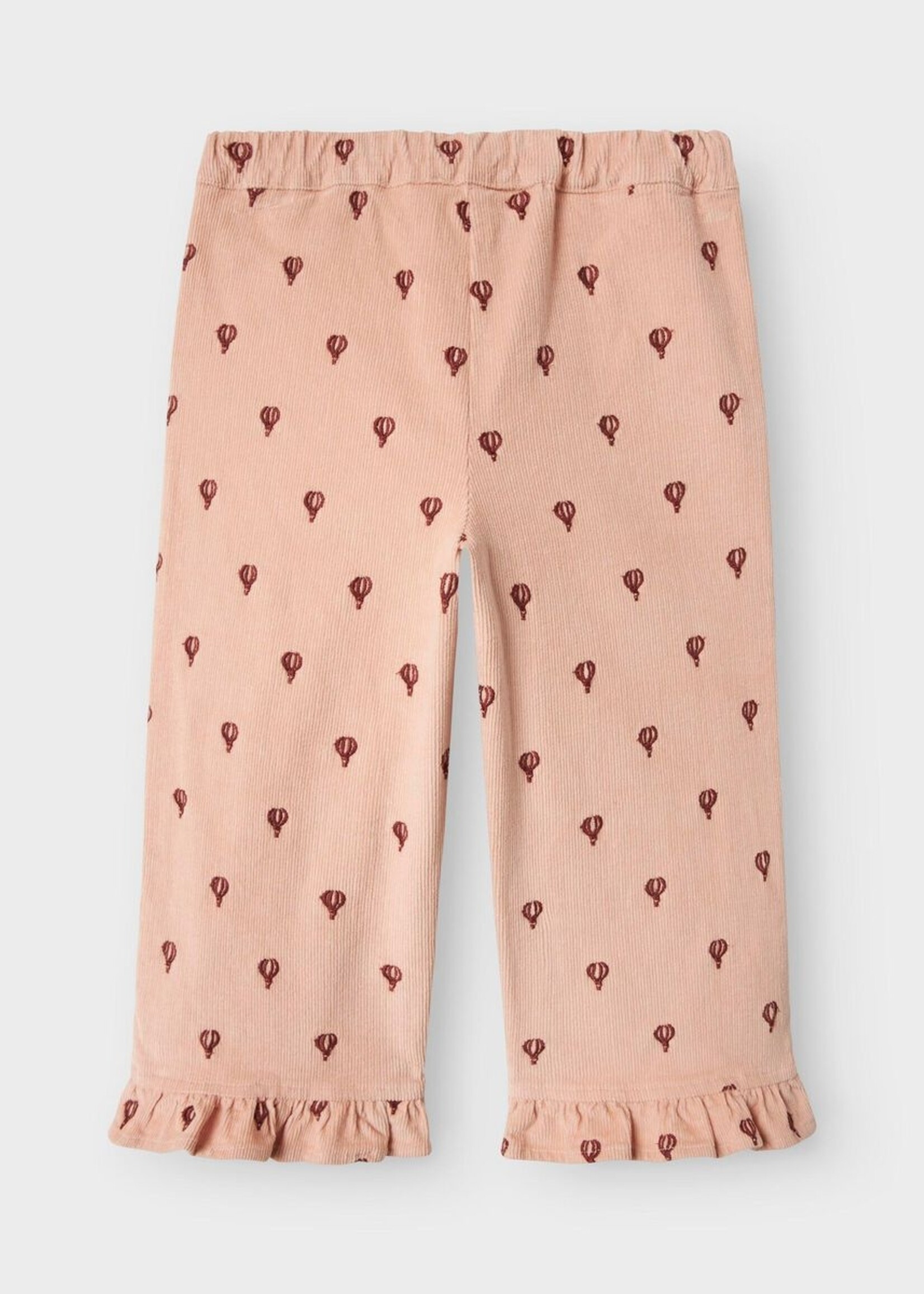 Lil Atelier Nelly cord straight pants Cameo rose - Lil Atelier