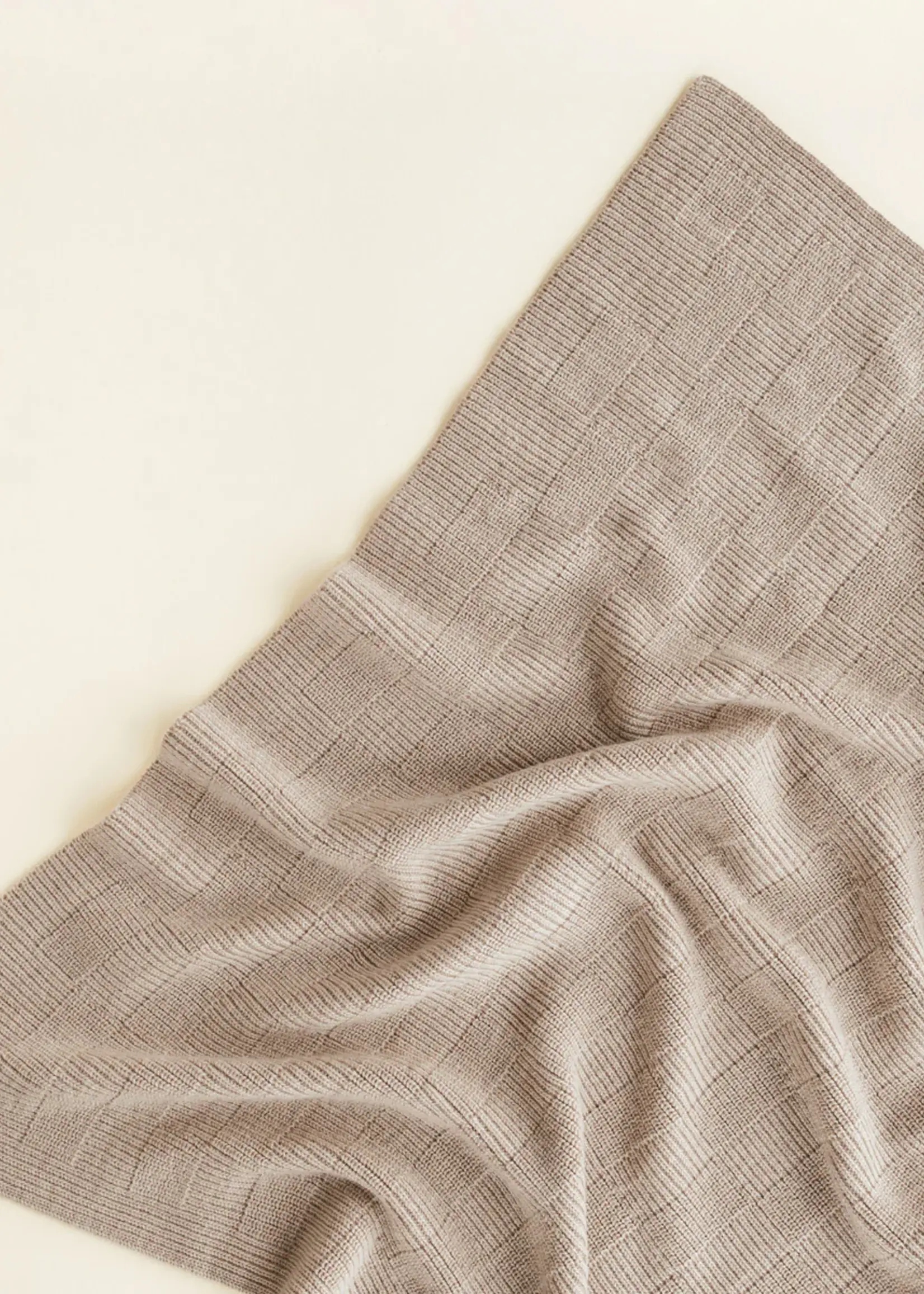HVID Blanket Ivy Sand - Hvid