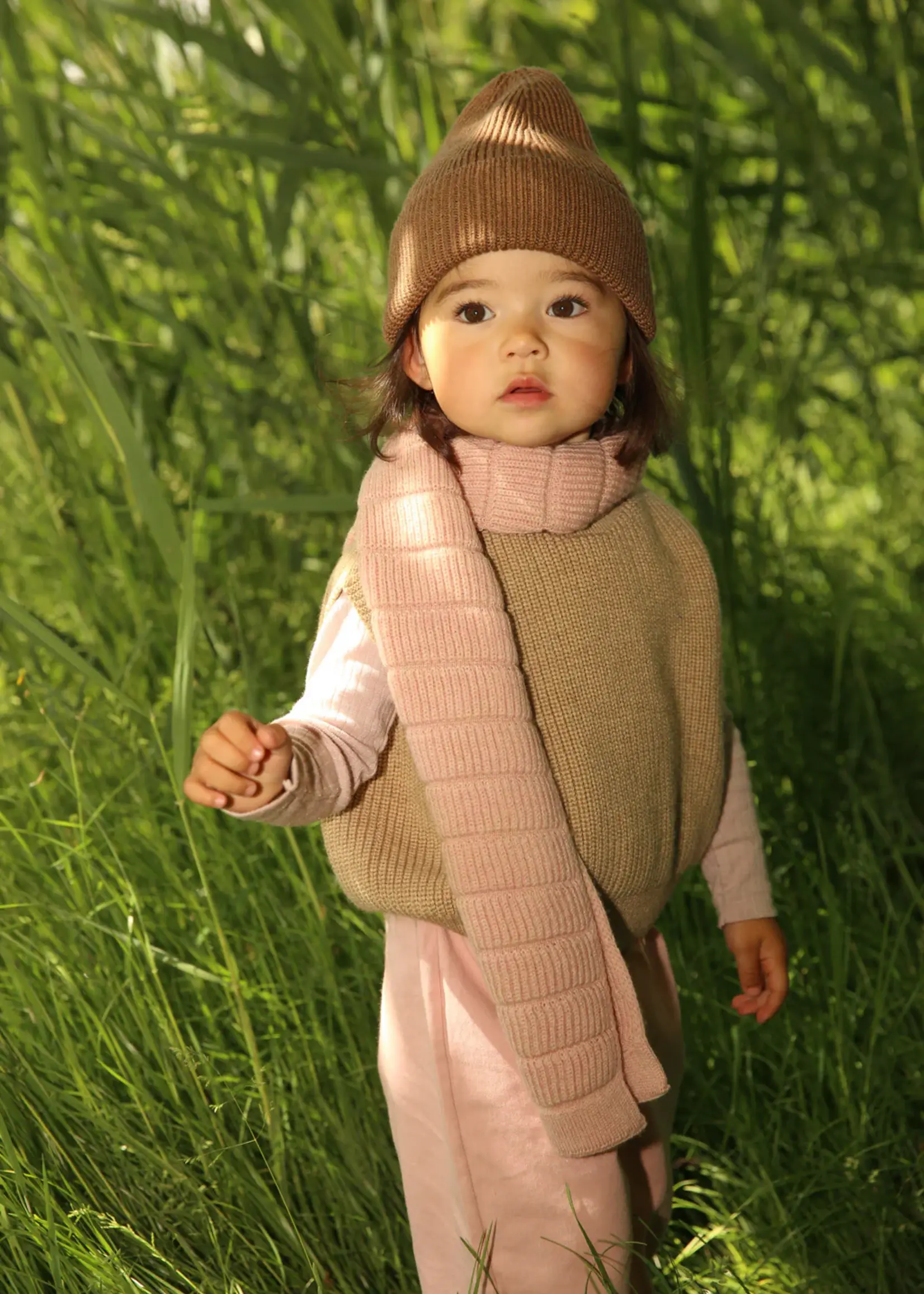 HVID Scarf Jacobino Powder - Hvid