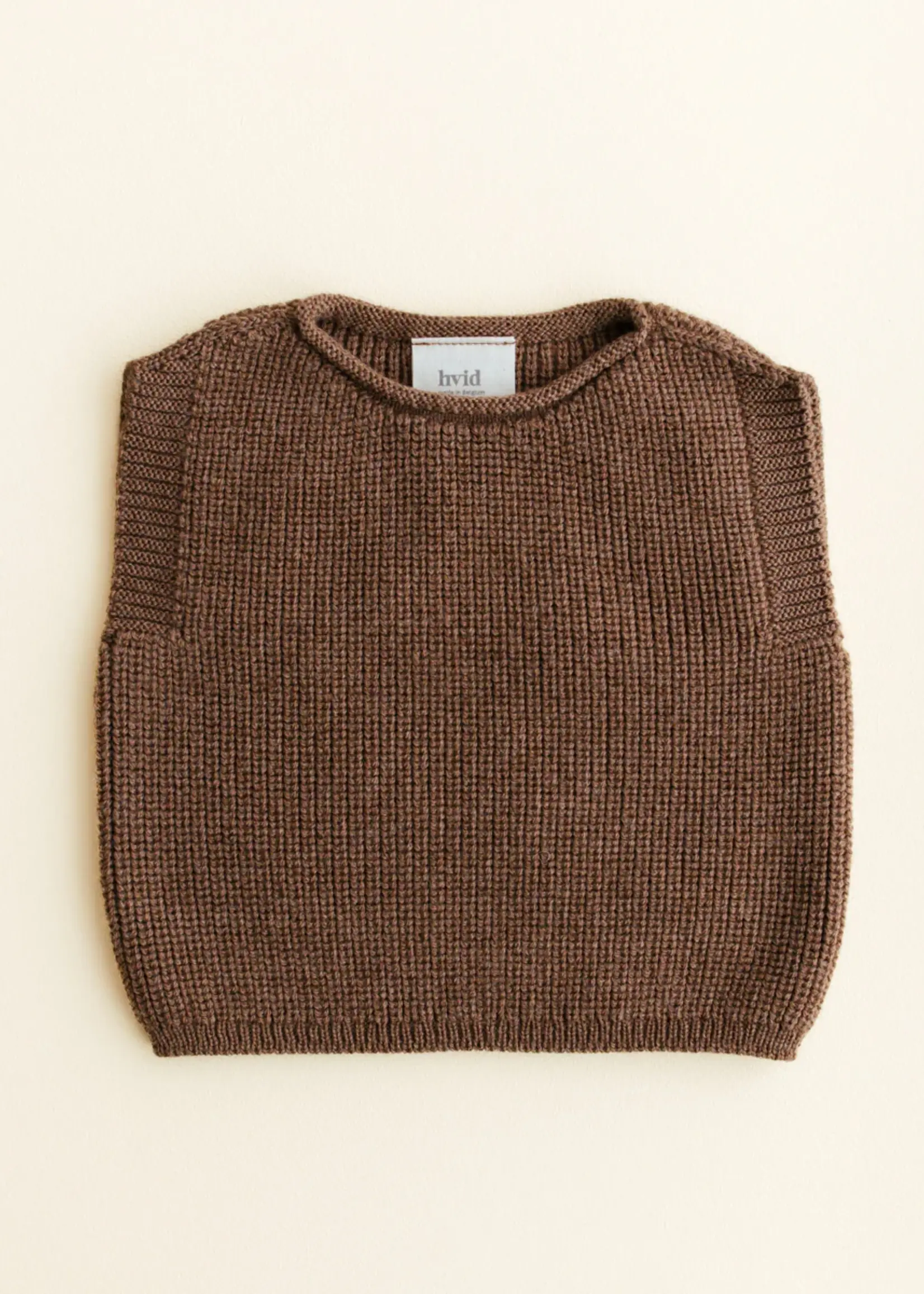 HVID Vest Harvey baby Mocha - Hvid