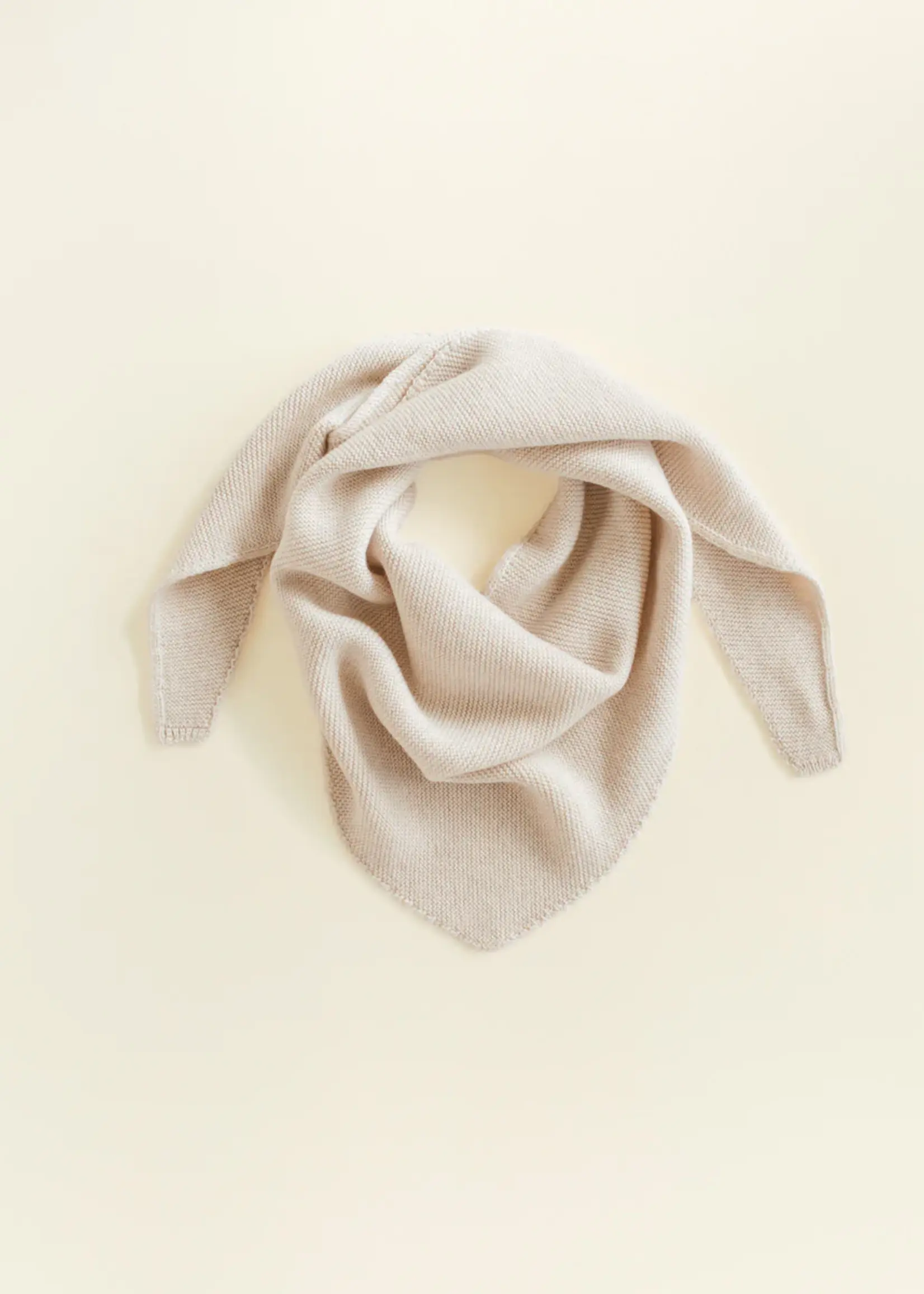 HVID Triangle scarf Josephina Cream - Hvid