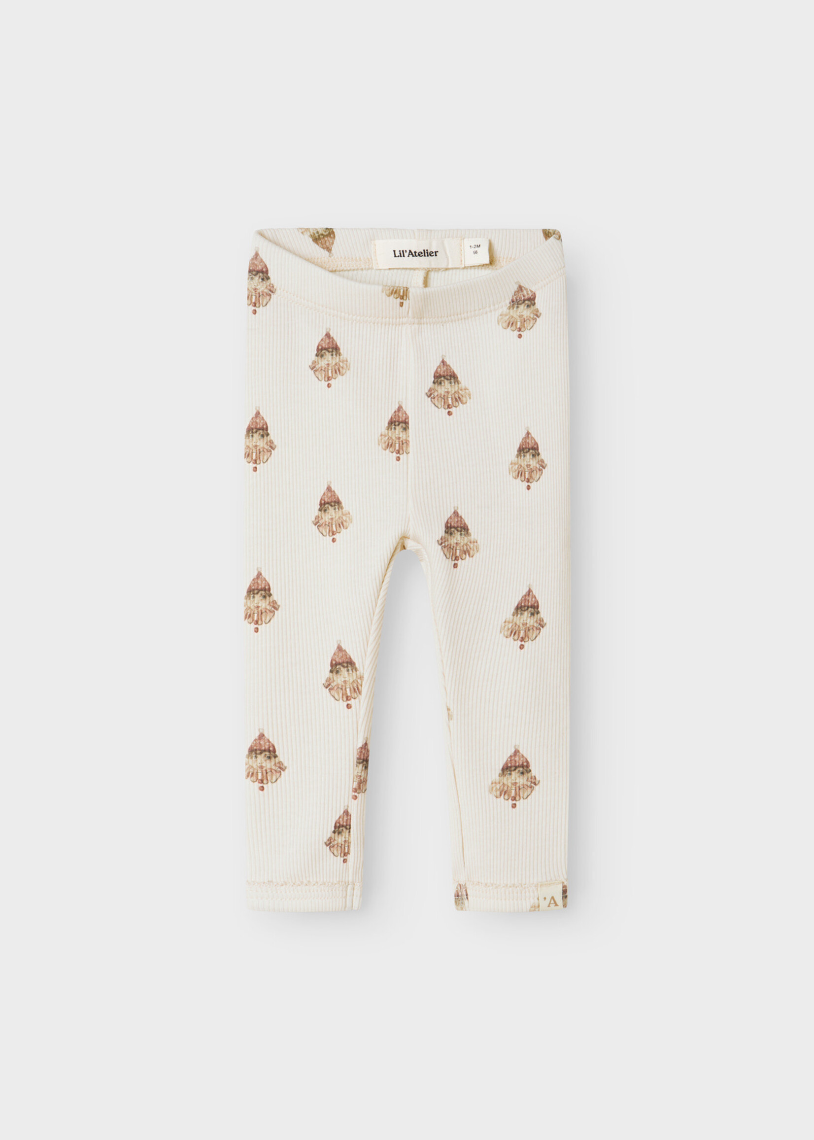 Lil Atelier Flavo eki slim legging | Pastel parchment - Lil Atelier