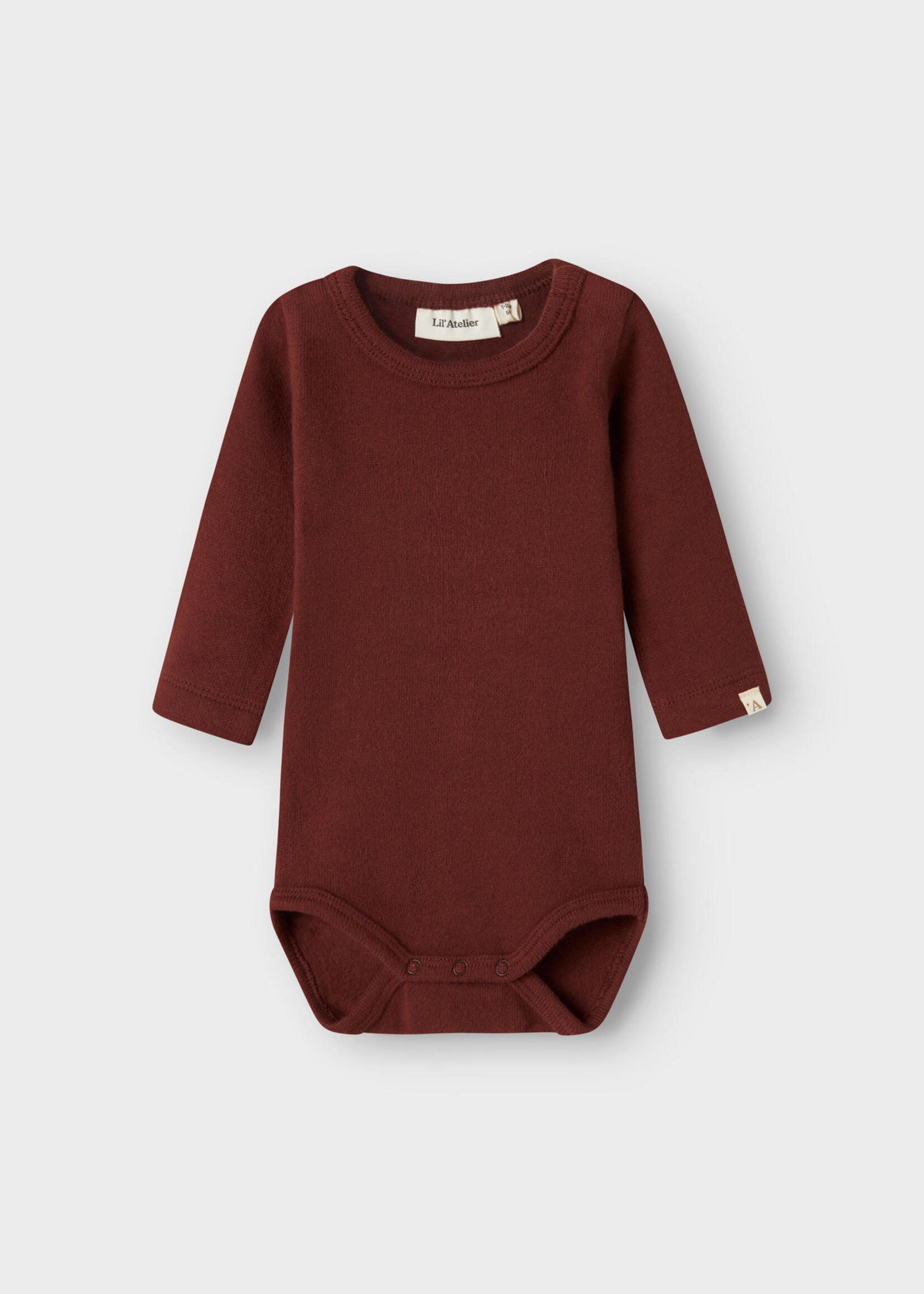 Lil Atelier Thora hir LS slim body | Hot chocolate - Lil Atelier