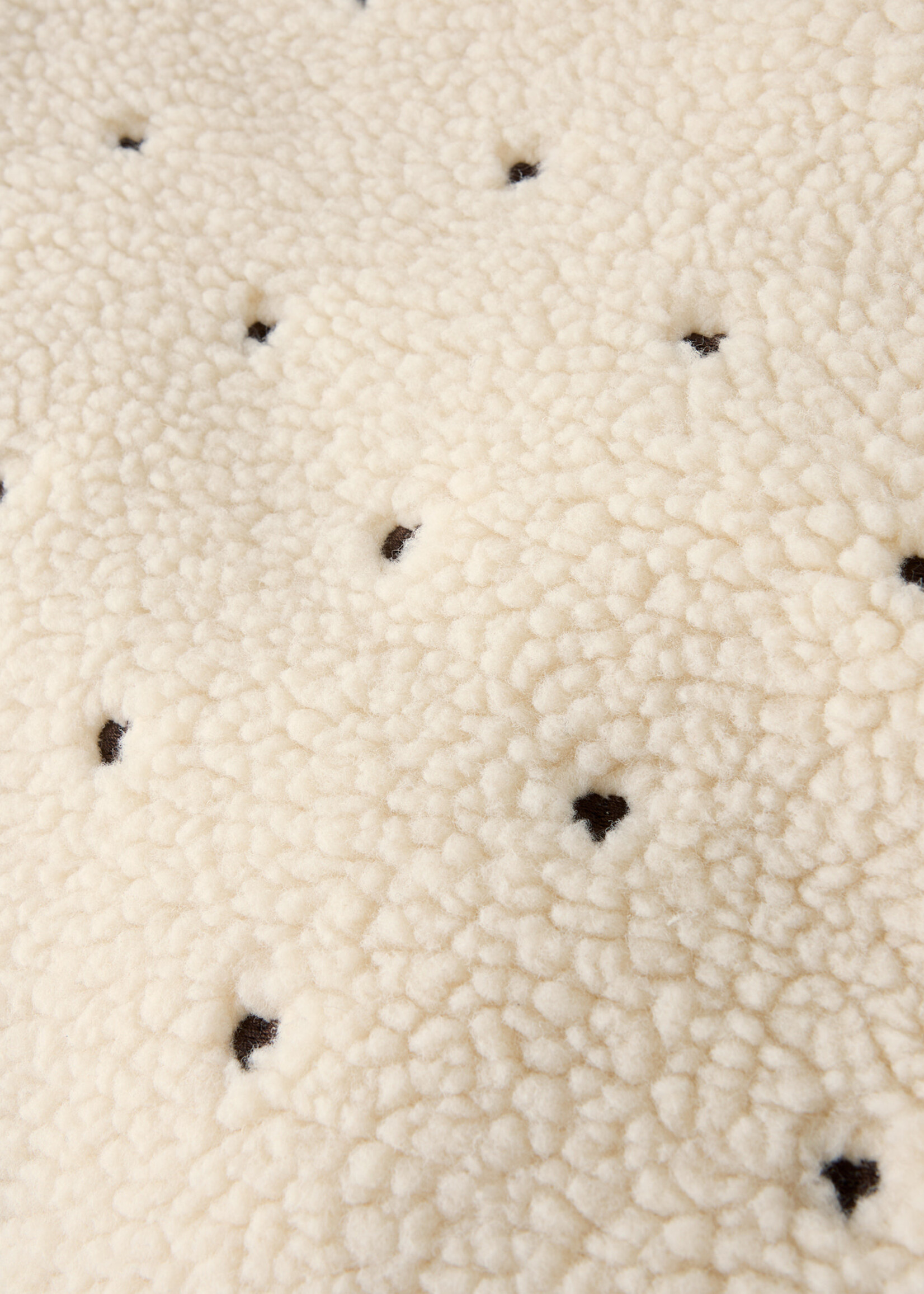 Lil Atelier Nalo loose jacket | Turtledove hearts - Lil Atelier