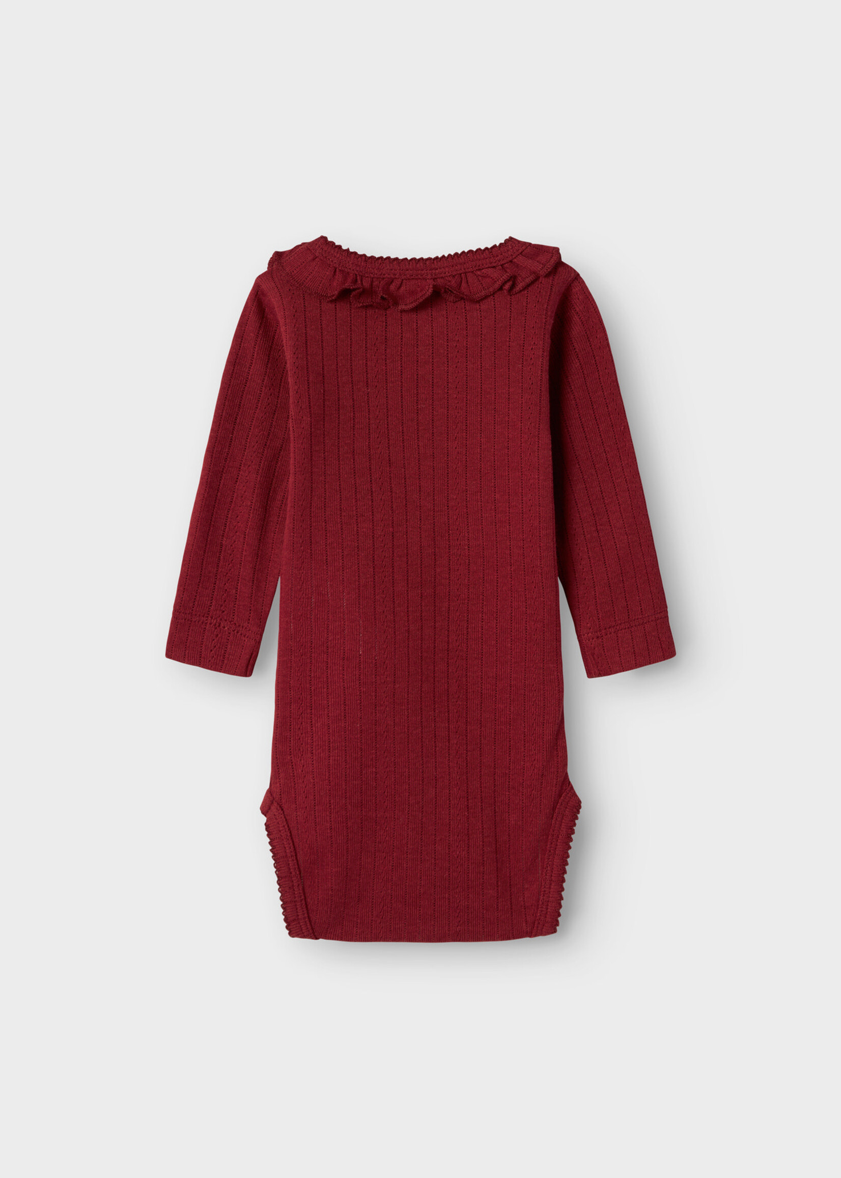 Lil Atelier Rachel Non LS Slim Body | Red dahlia - Lil Atelier