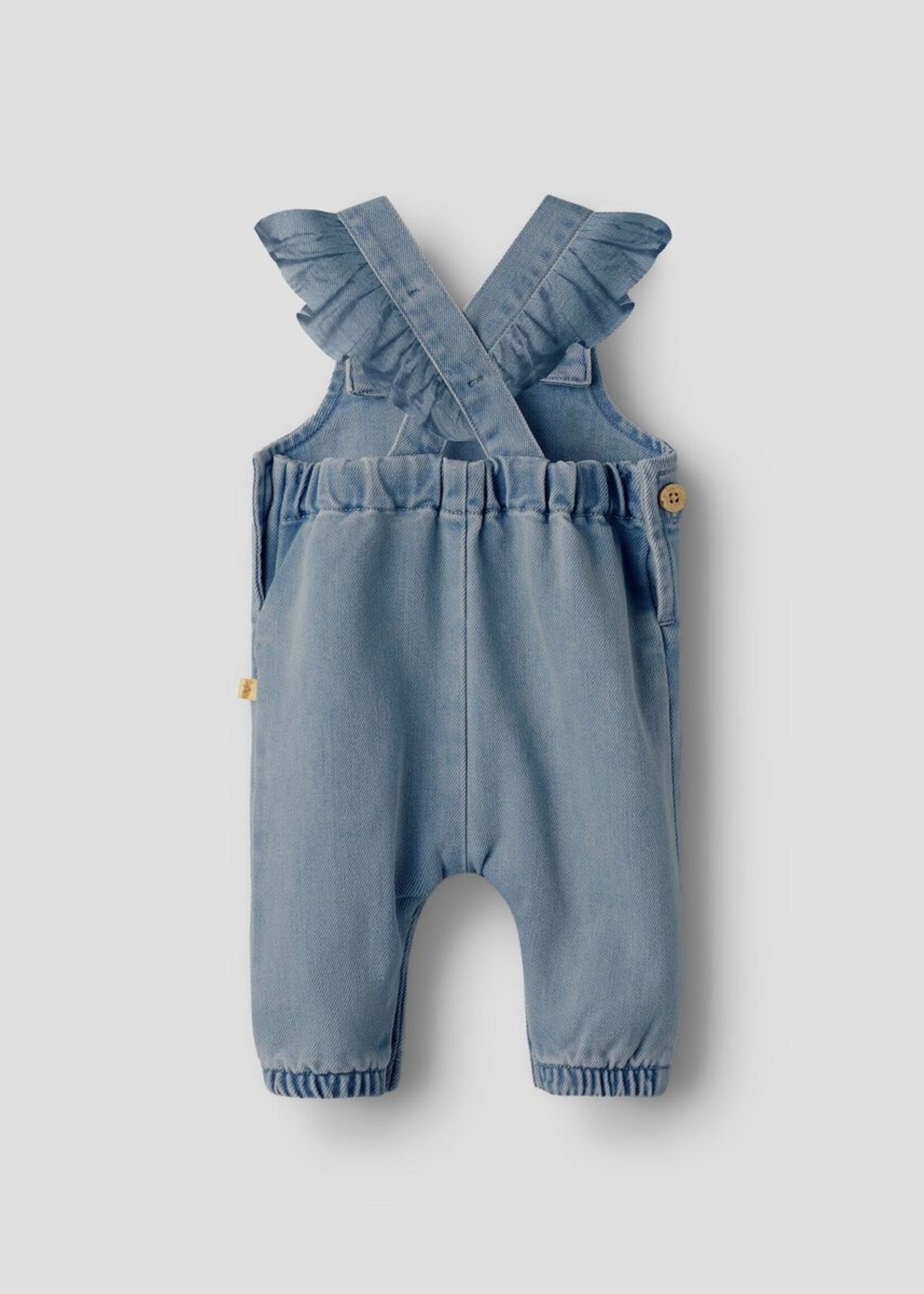 Lil Atelier Lulia loose denim overall medium bleu - Lil Atelier
