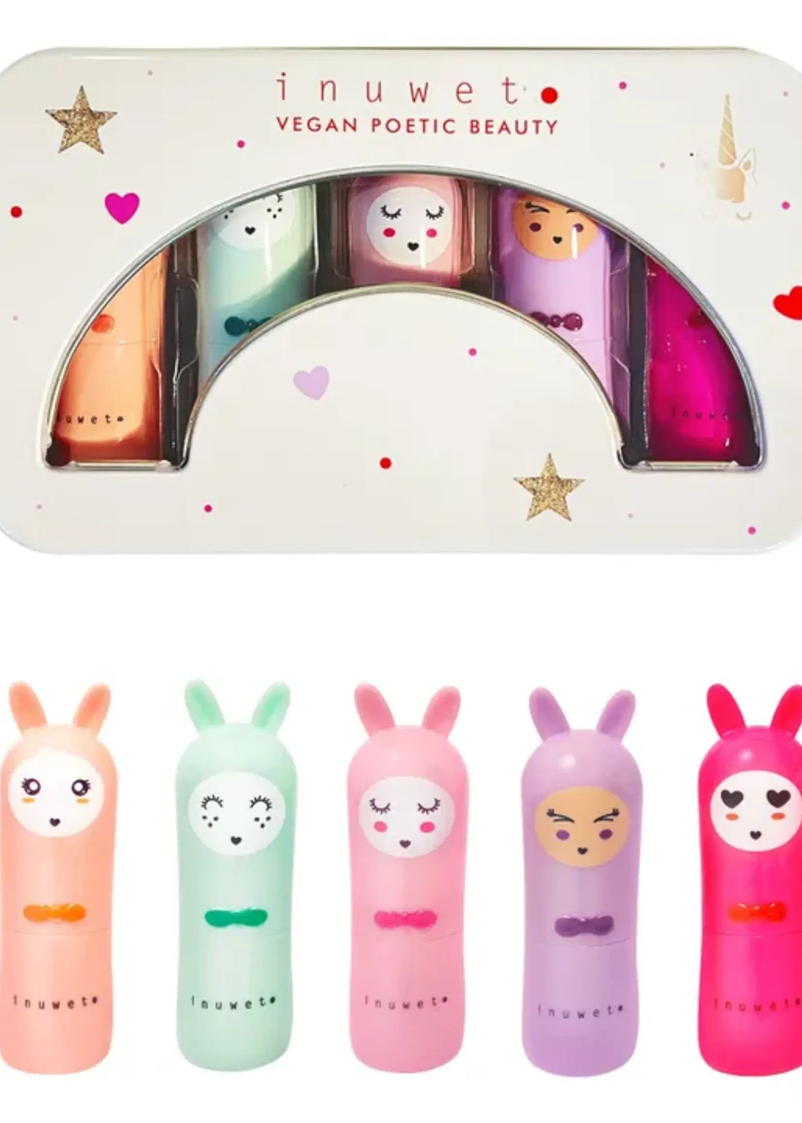 Inuwet Metal Box Delux 5 Lip Balms - Inuwet