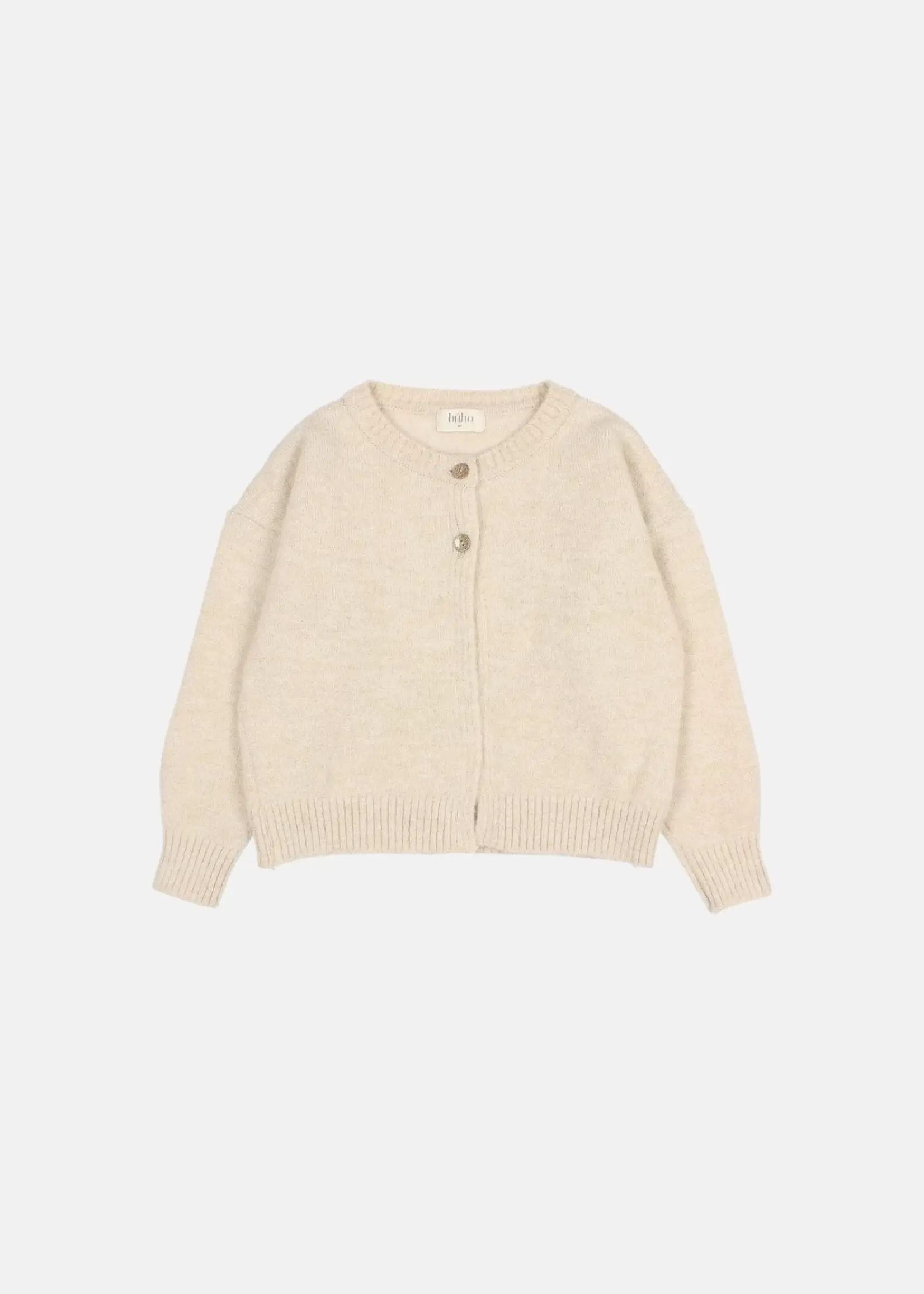 Buho Barcelona Lurex cardigan Naturel - Buho