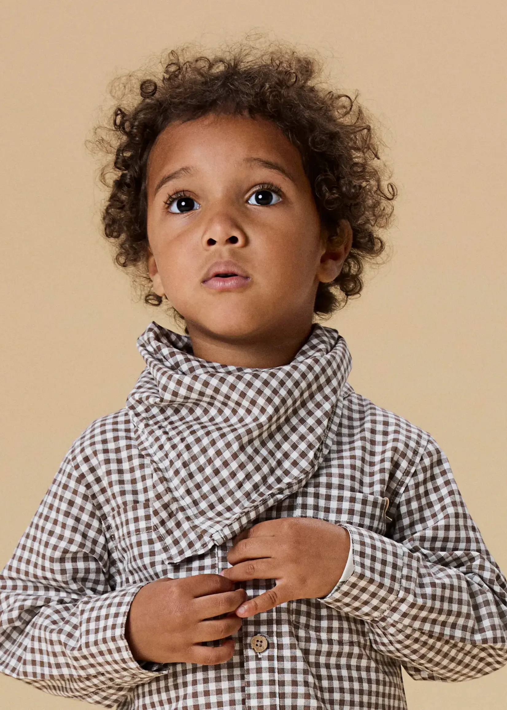 Lil Atelier Tallula scarf Shitake - Lil atelier