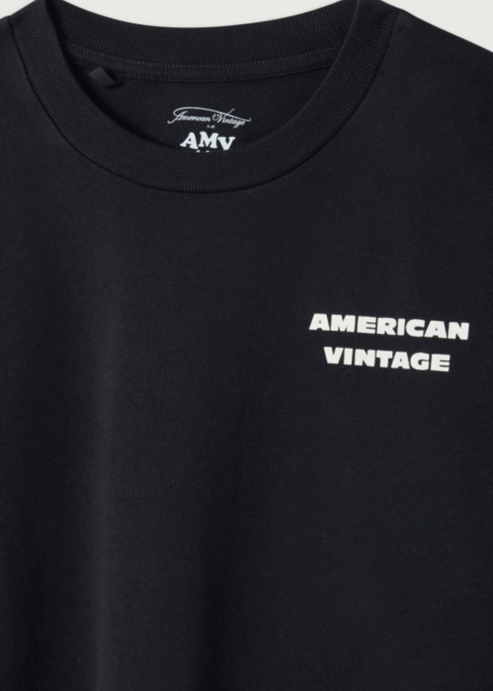 American Vintage Tshirt droit Noir - American Vintage