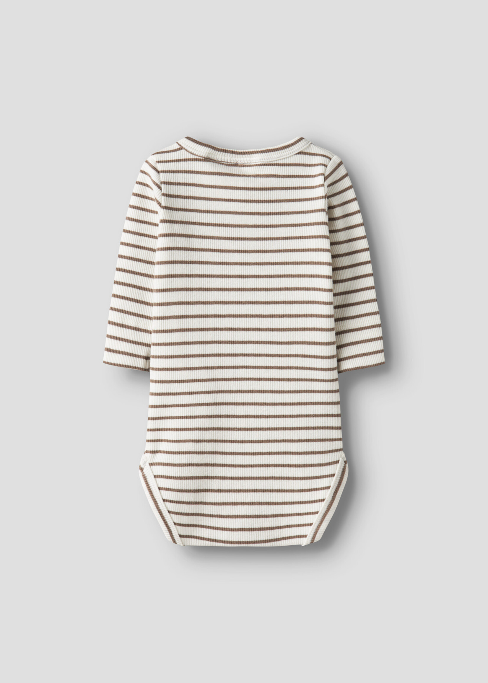 Lil Atelier Tonto LS  slim body coconut milk stripe - Lil atelier