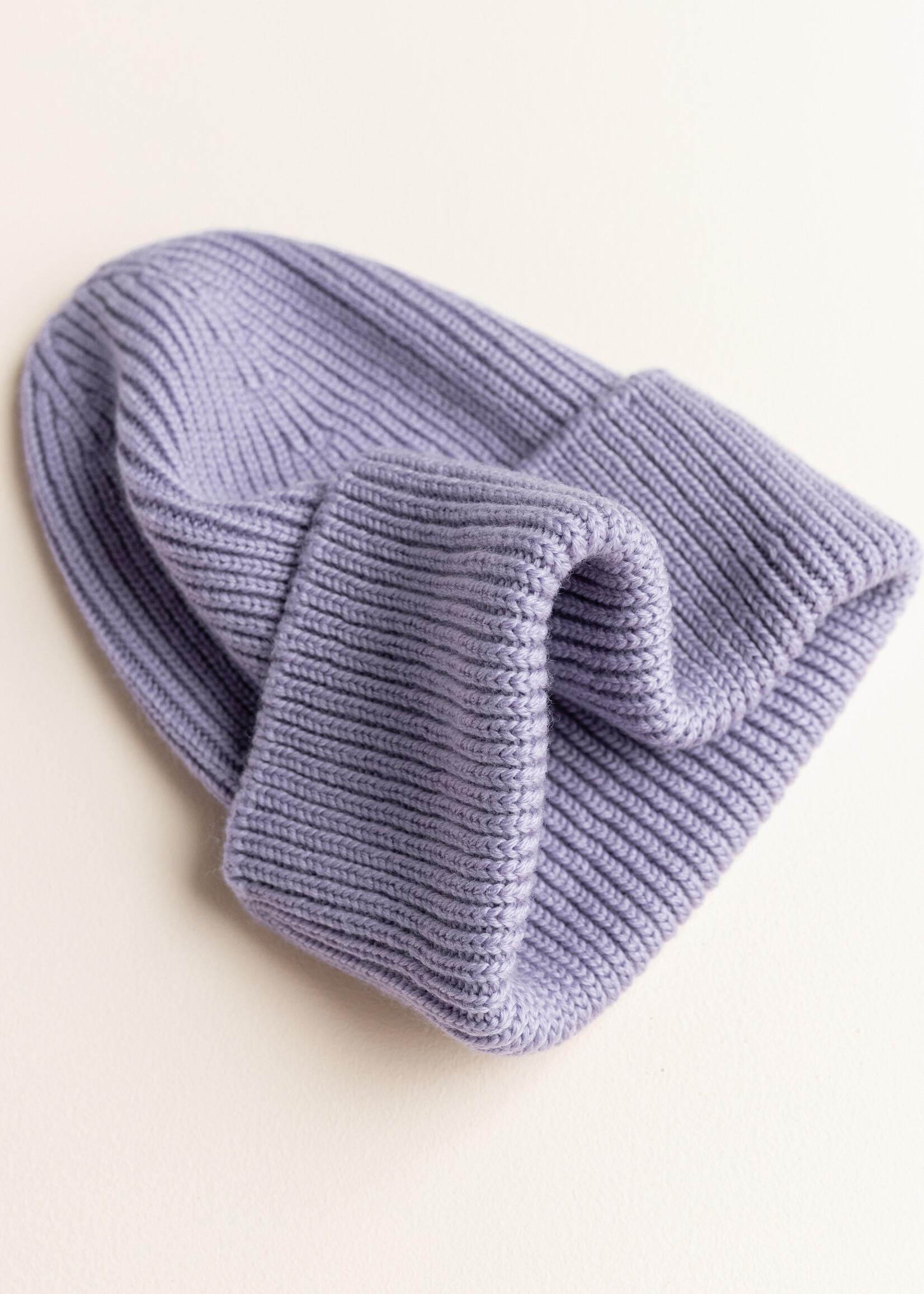 HVID Beanie fonzie lilac (4-18m) - Hvid
