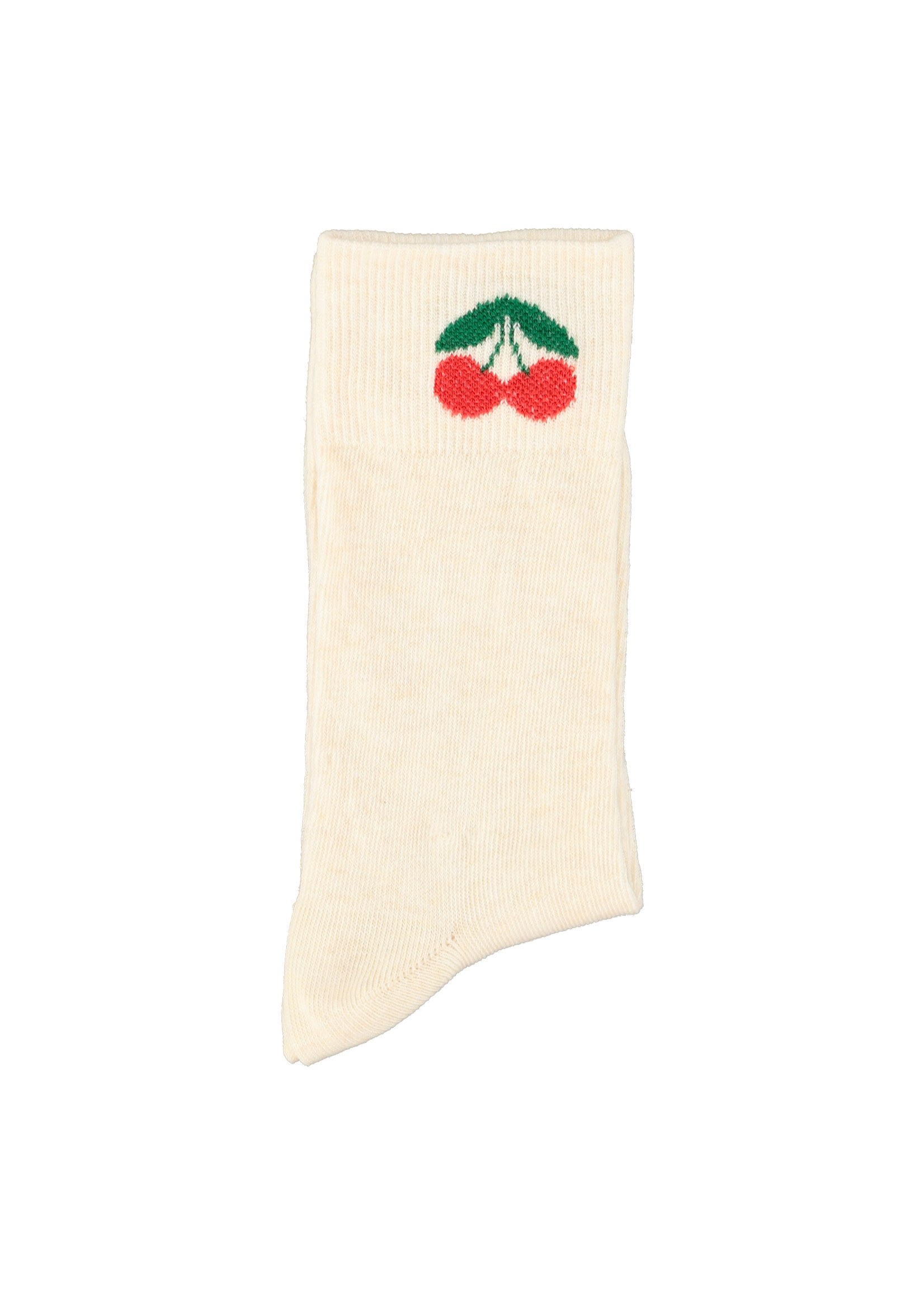 Piupiuchick Socks | Ecru w/ cherry print - Piupiuchick